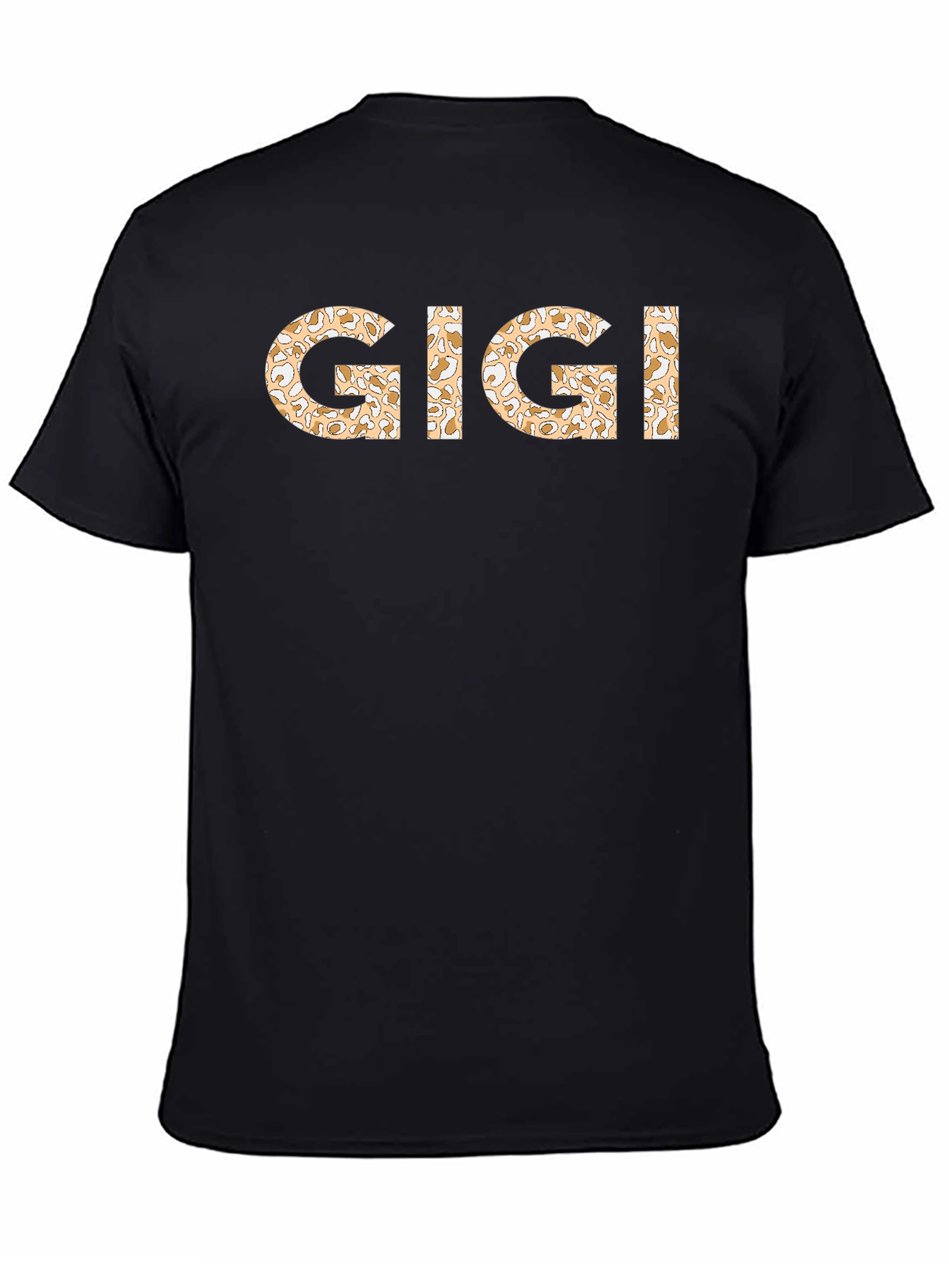 GIGI Printed Graphic Tee - Stylish Black T-Shirt - 4