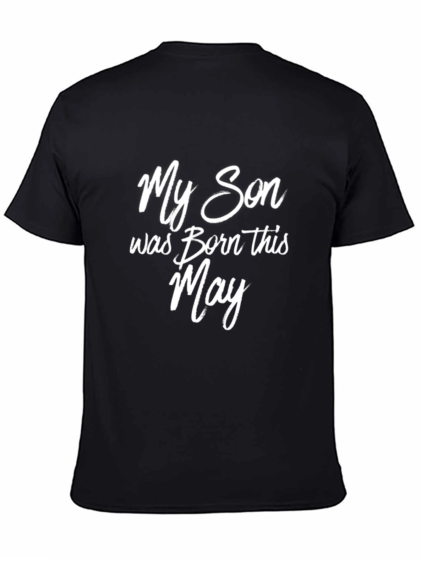 Black My Son Born in May T-Shirt view 4