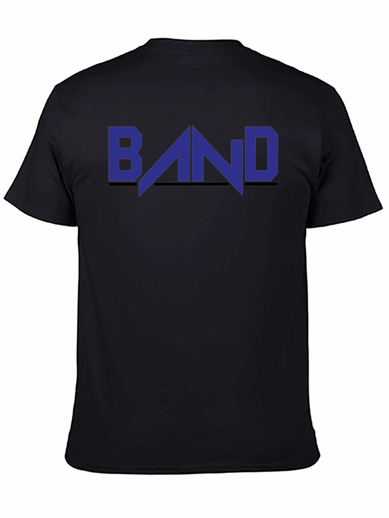 Black Band Logo T-Shirt - Classic Graphic Tee view 4