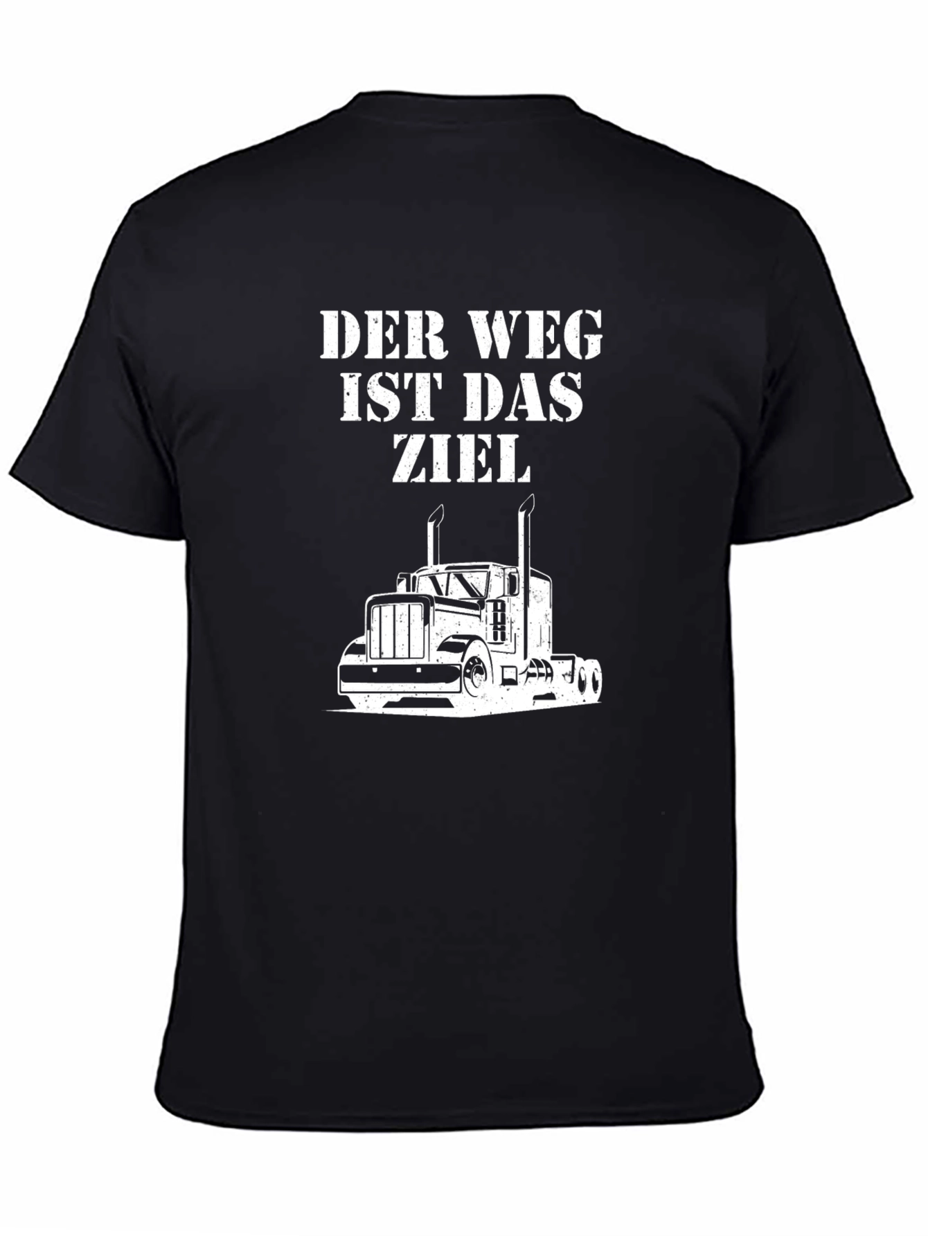 Black Der Weg T-Shirt: Trucker's Philosophy view 4
