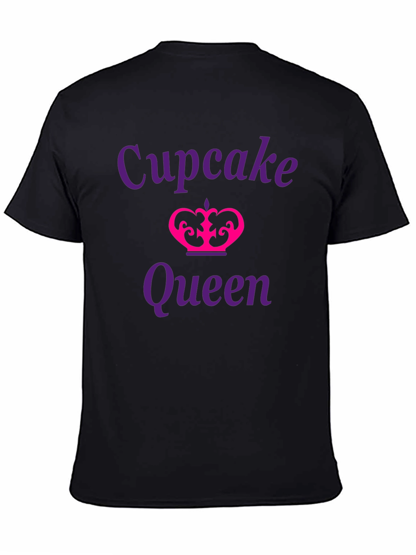 Black Cupcake Queen Graphic Tee - Fun & Stylish Casual Wear view 4