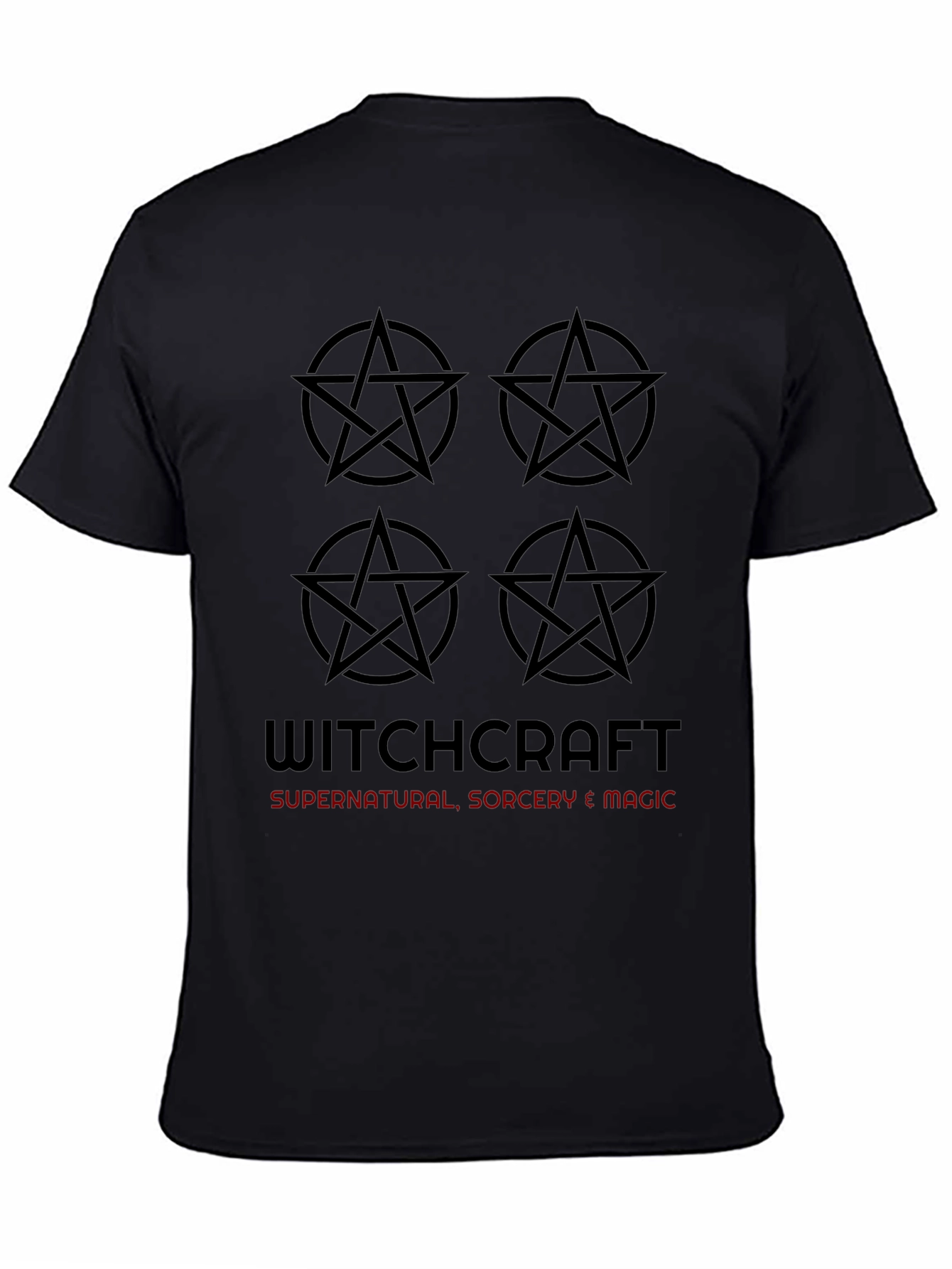 Black Witchcraft Sorcery & Magic T-Shirt view 4