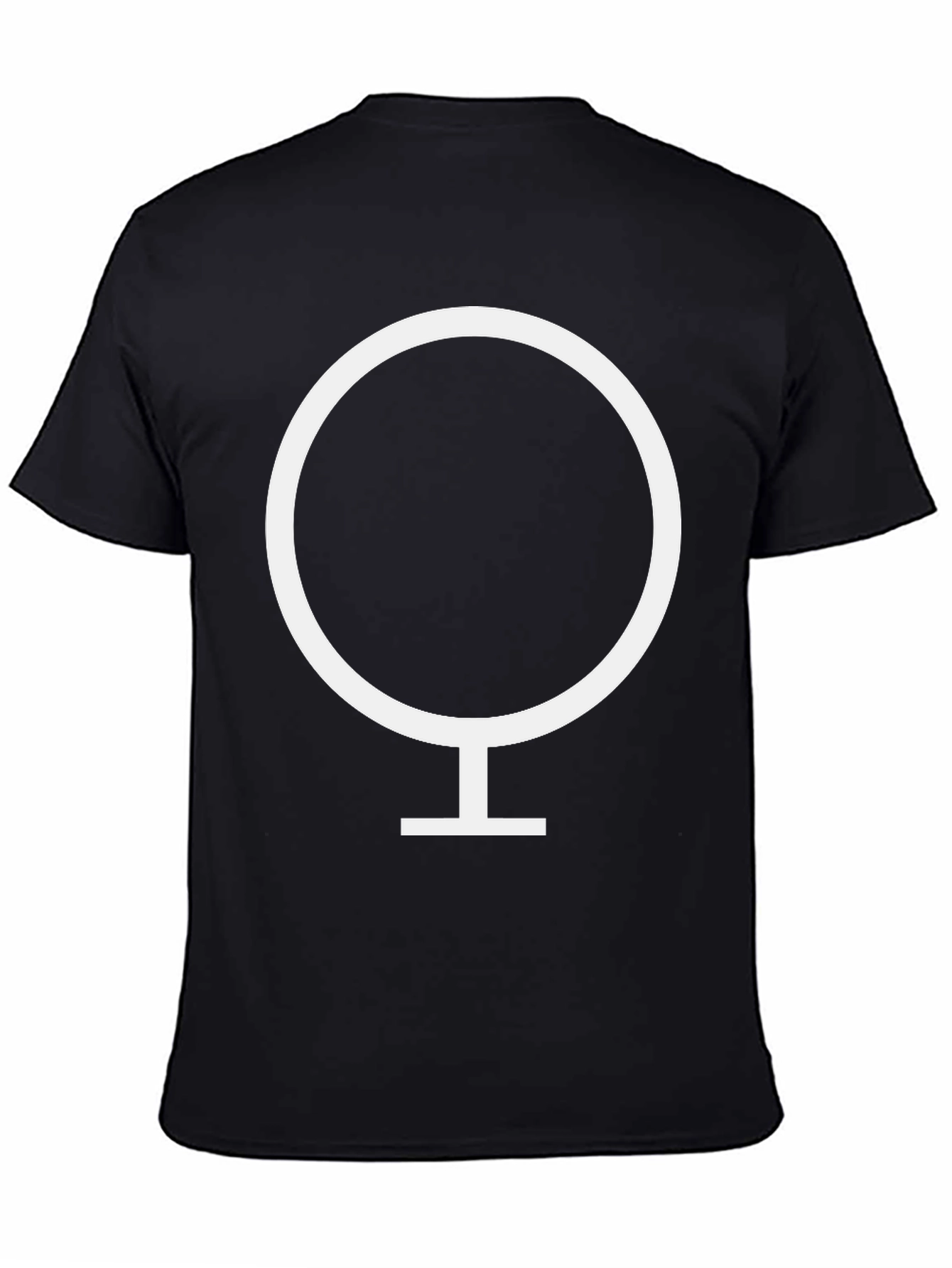 Black Venus Symbol T-Shirt - Stylish & Comfortable Tee view 4
