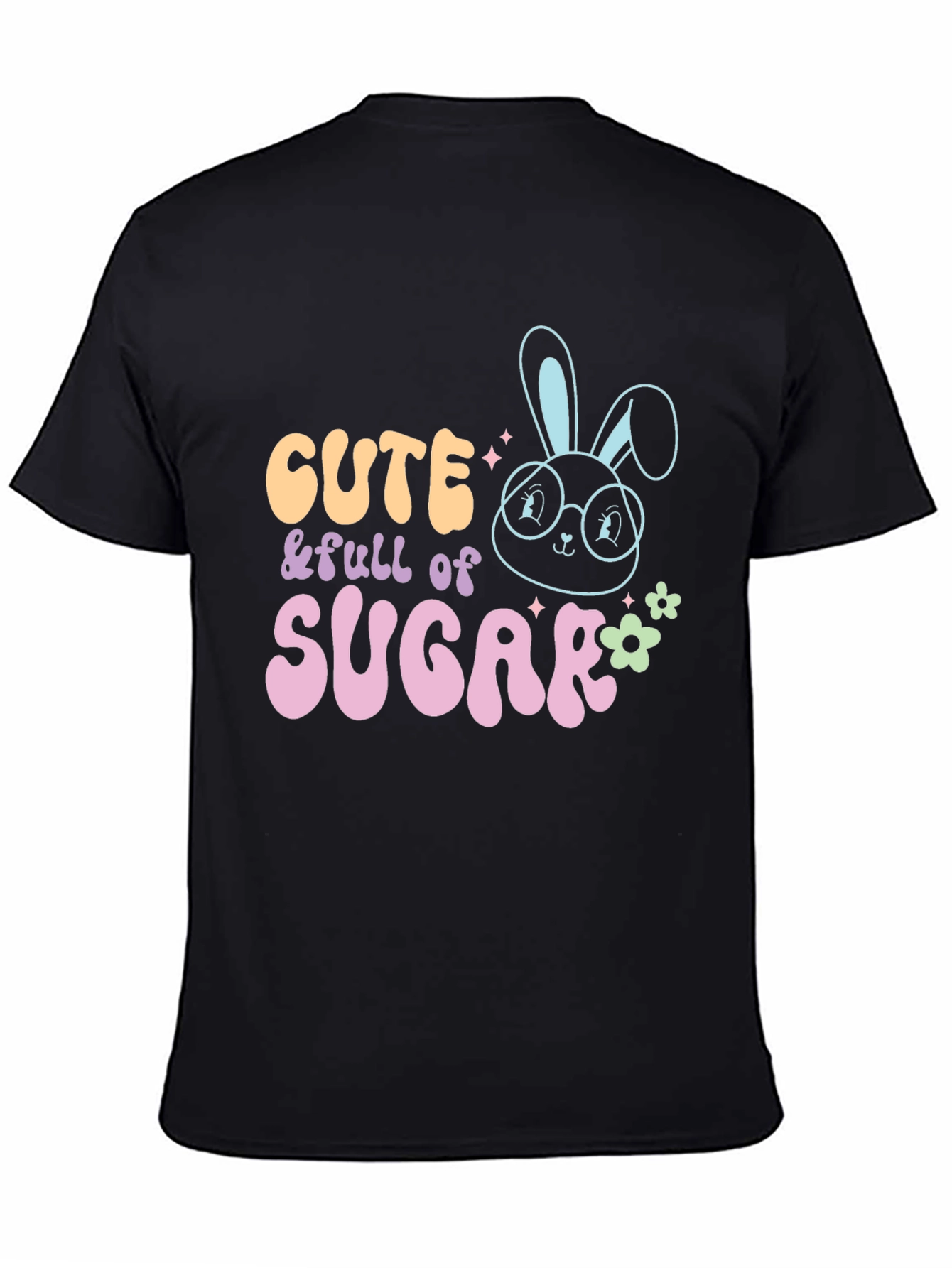 Black Cute & Full of Sugar T-Shirt view 4