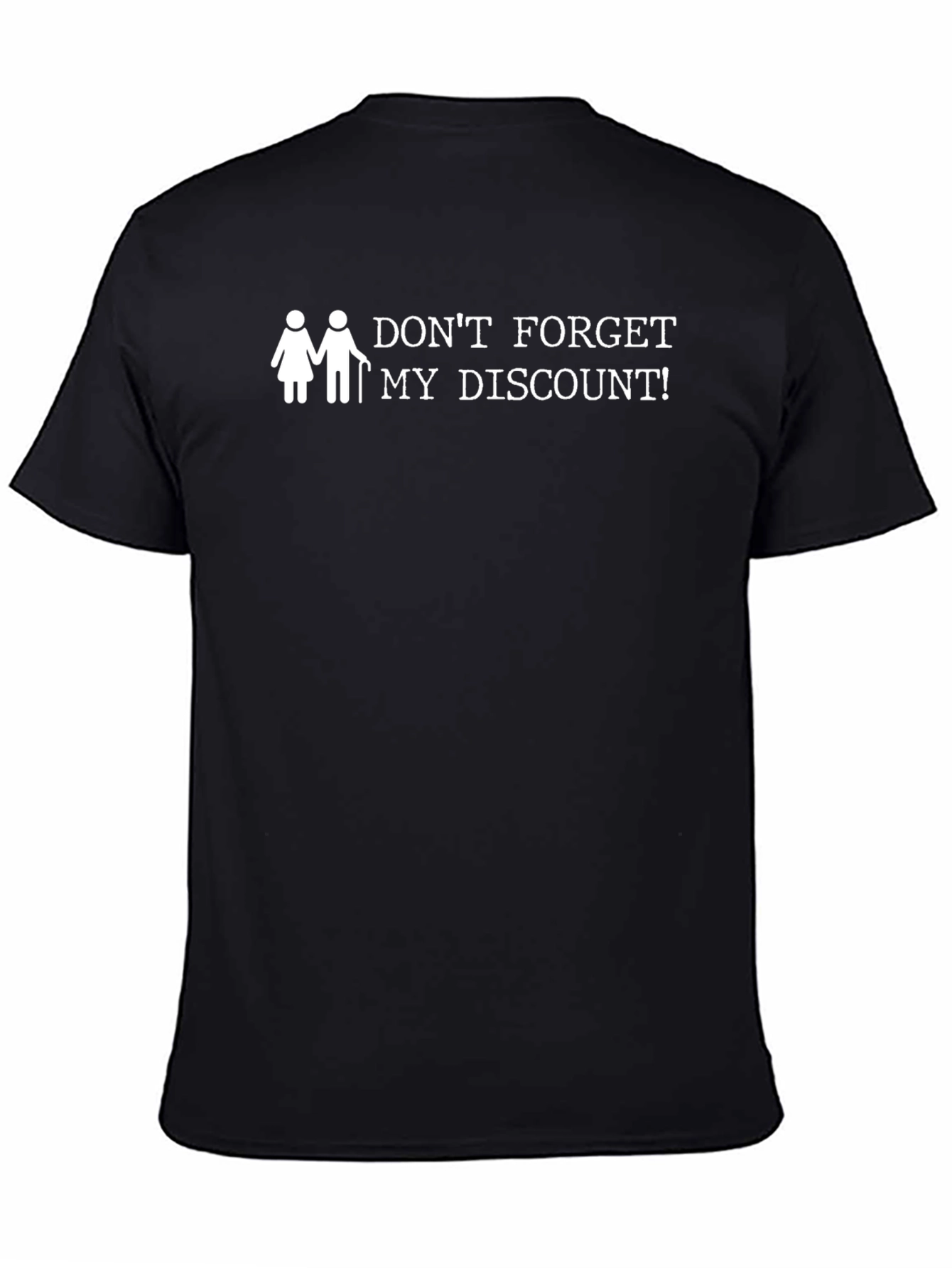 Black Don't Forget My Discount Black Tee view 4