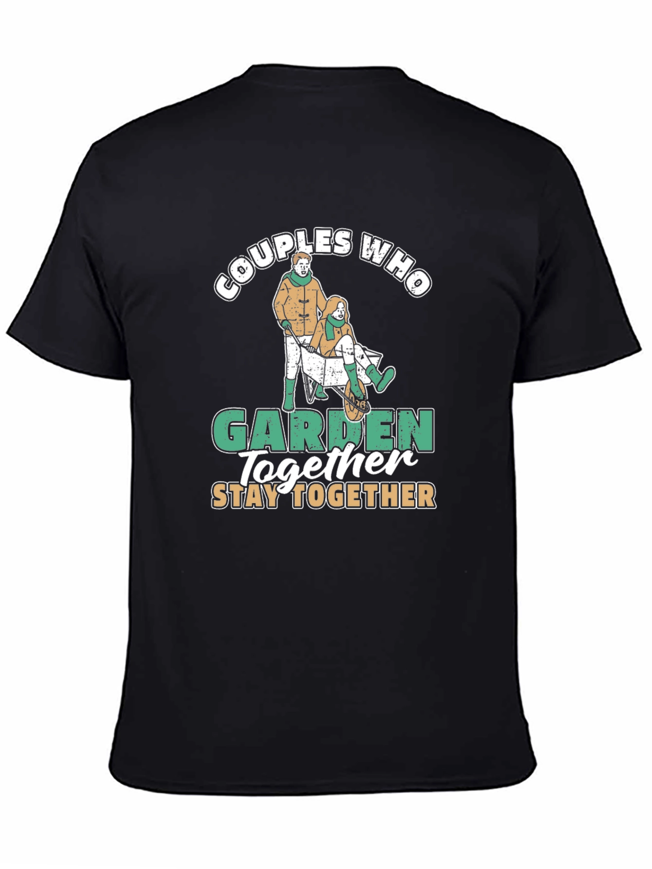 Black Couples Who Garden Together T-Shirt view 4