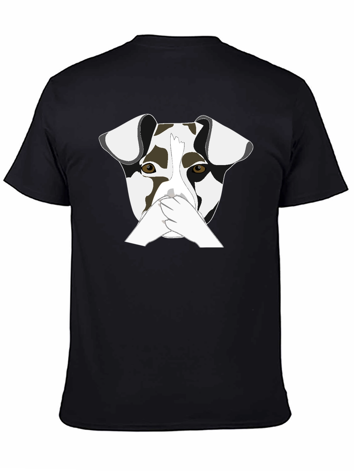 Black Dog Graphic Black T-Shirt view 4