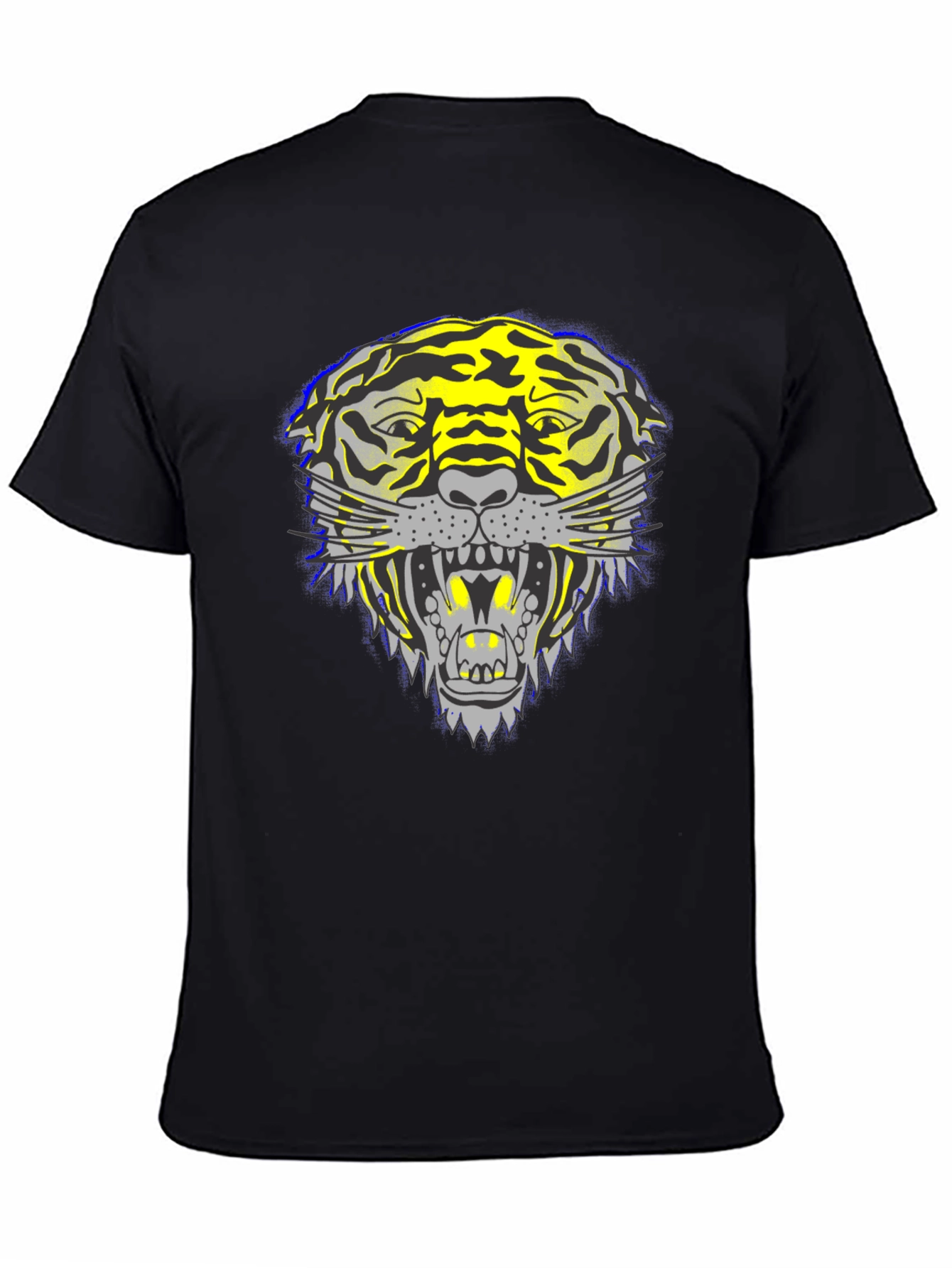 Black Bold Tiger Graphic Tee - Fierce Style view 4