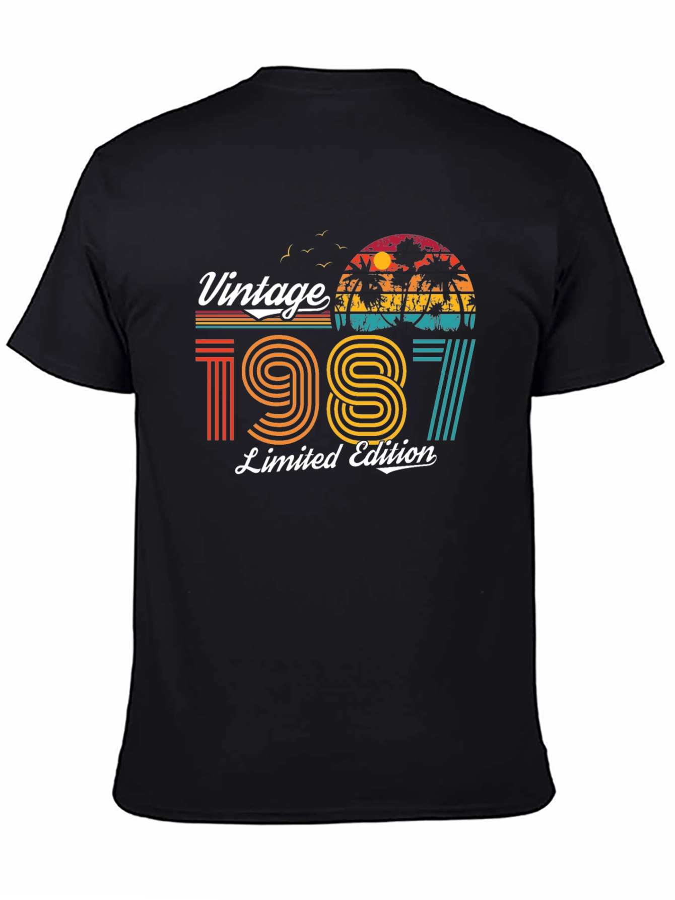 Black Vintage 1987 Limited Edition T-Shirt view 4