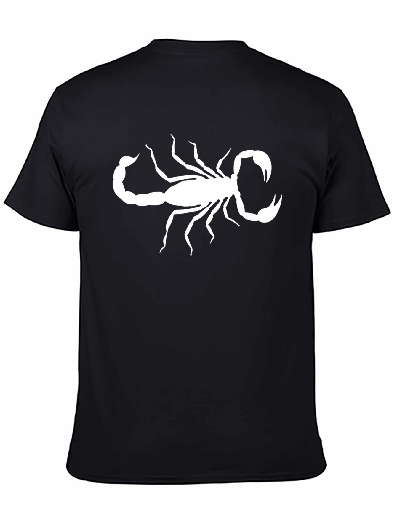 Black Scorpion Graphic Print Black T-Shirt view 4