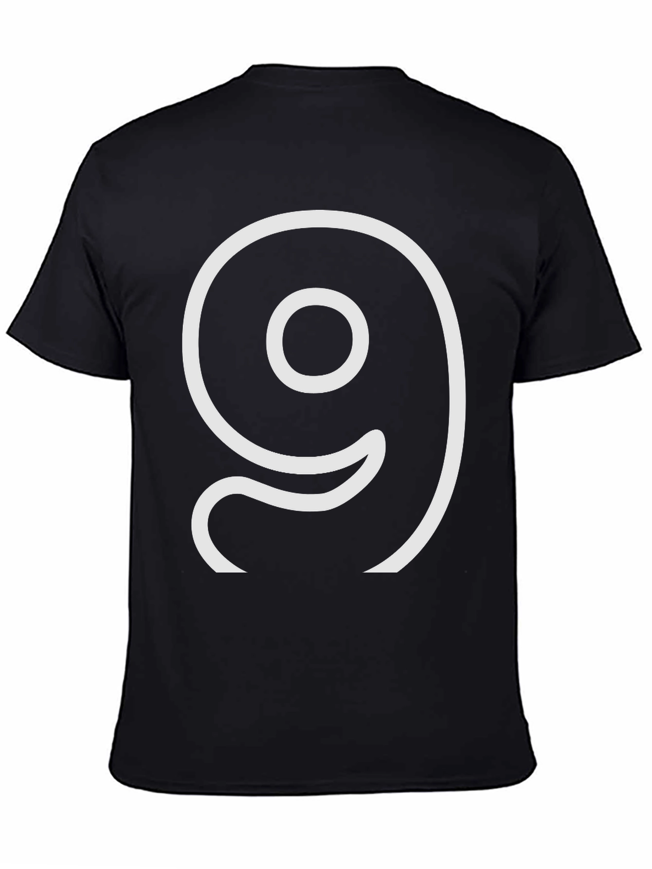 Black Number Nine Graphic Black Tee Shirt view 4