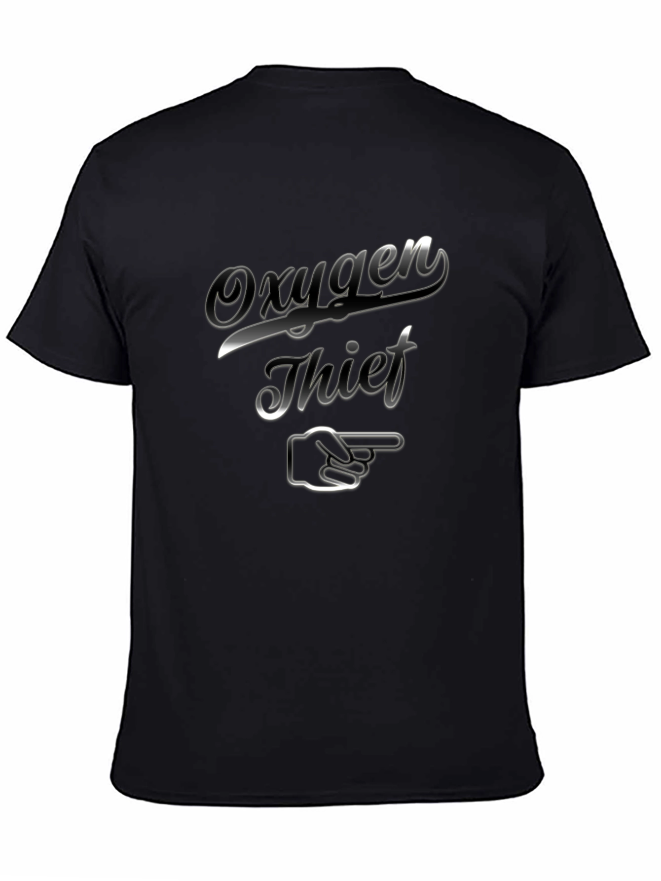 Black Oxygen Thief Graphic Novelty T-Shirt view 4