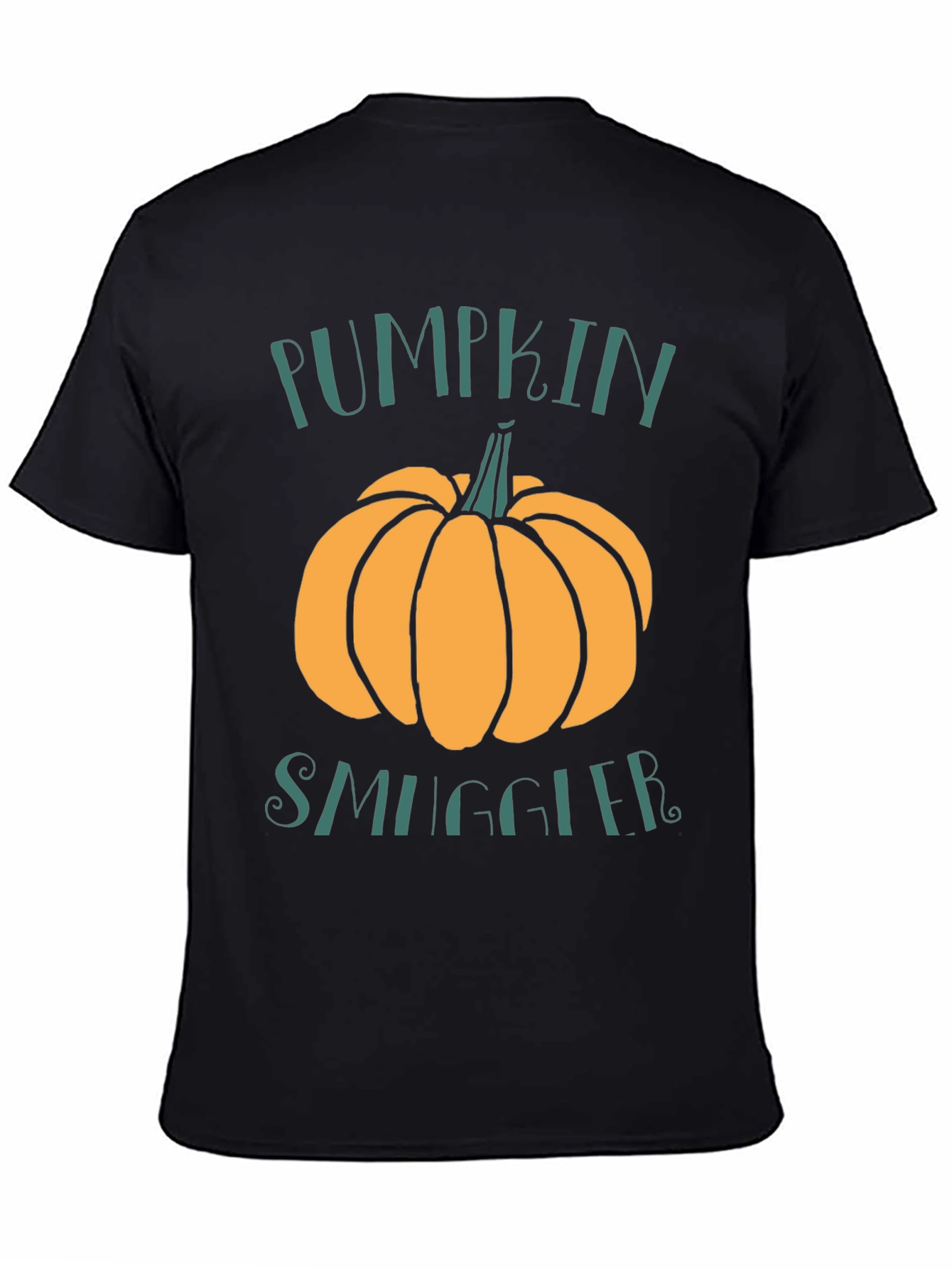 Black Pumpkin Smuggler T-Shirt - Fall Apparel view 4