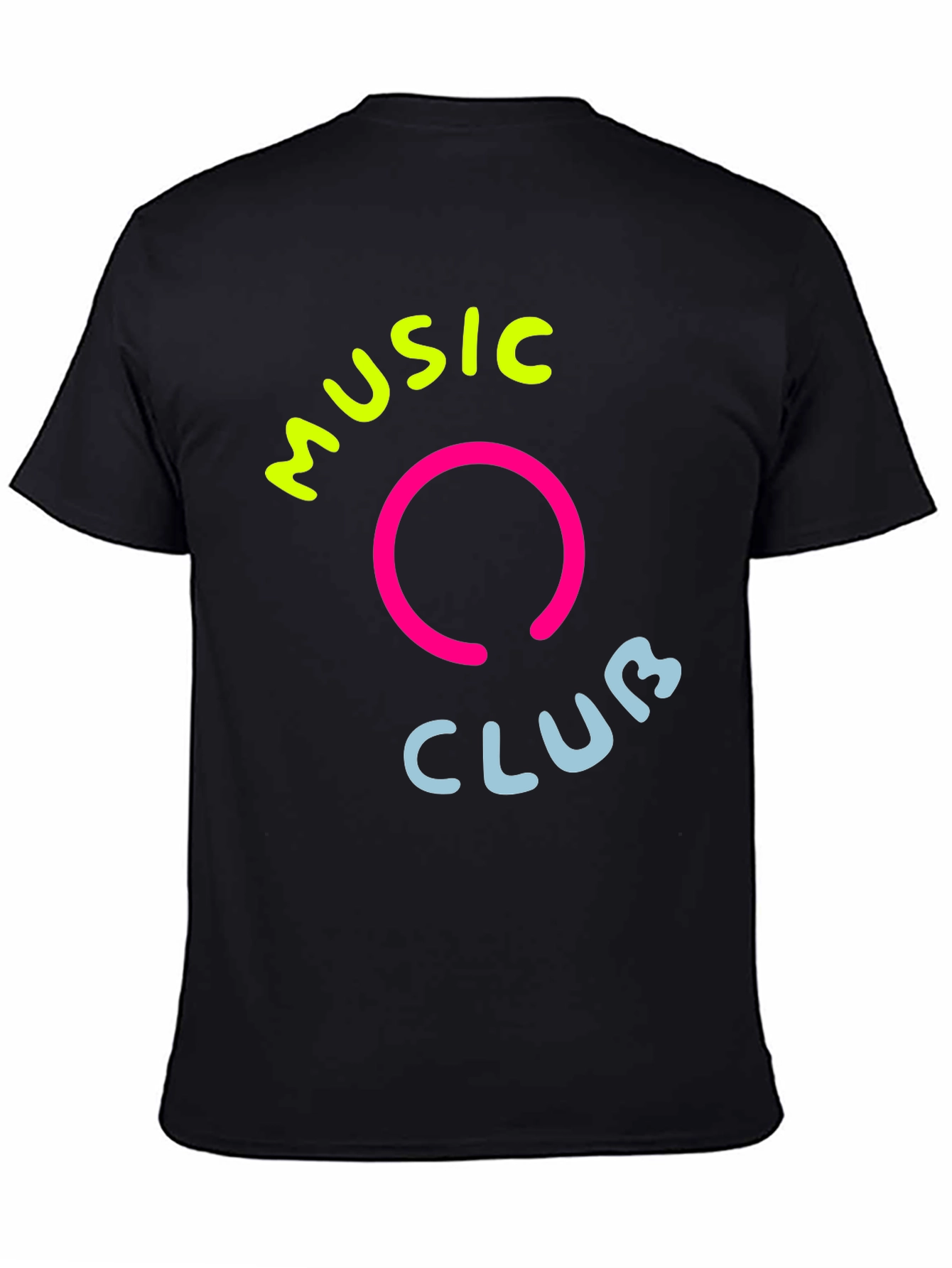 Black Music Club Graphic T-Shirt view 4