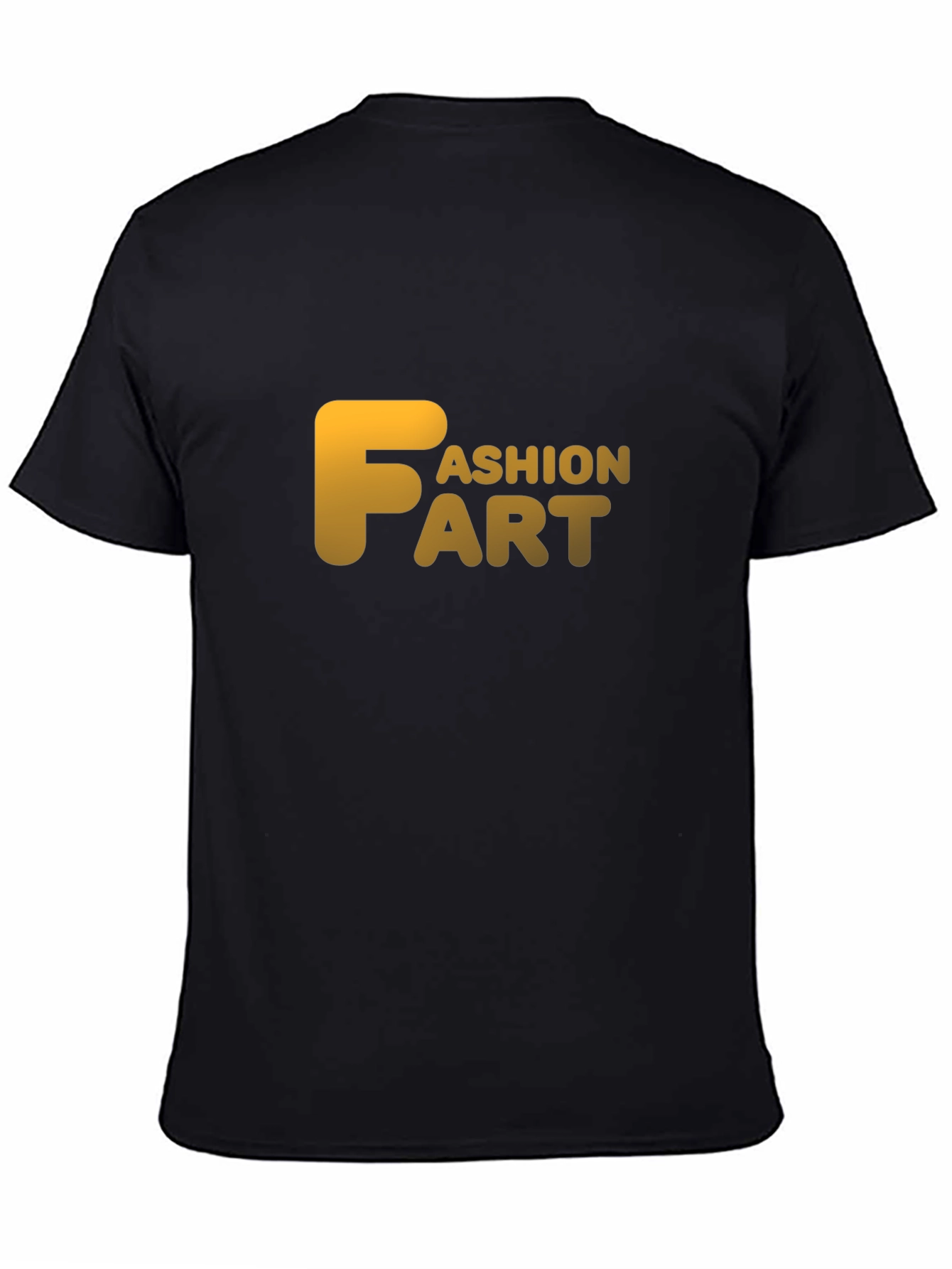 Black Fashion Art Black T-Shirt view 4