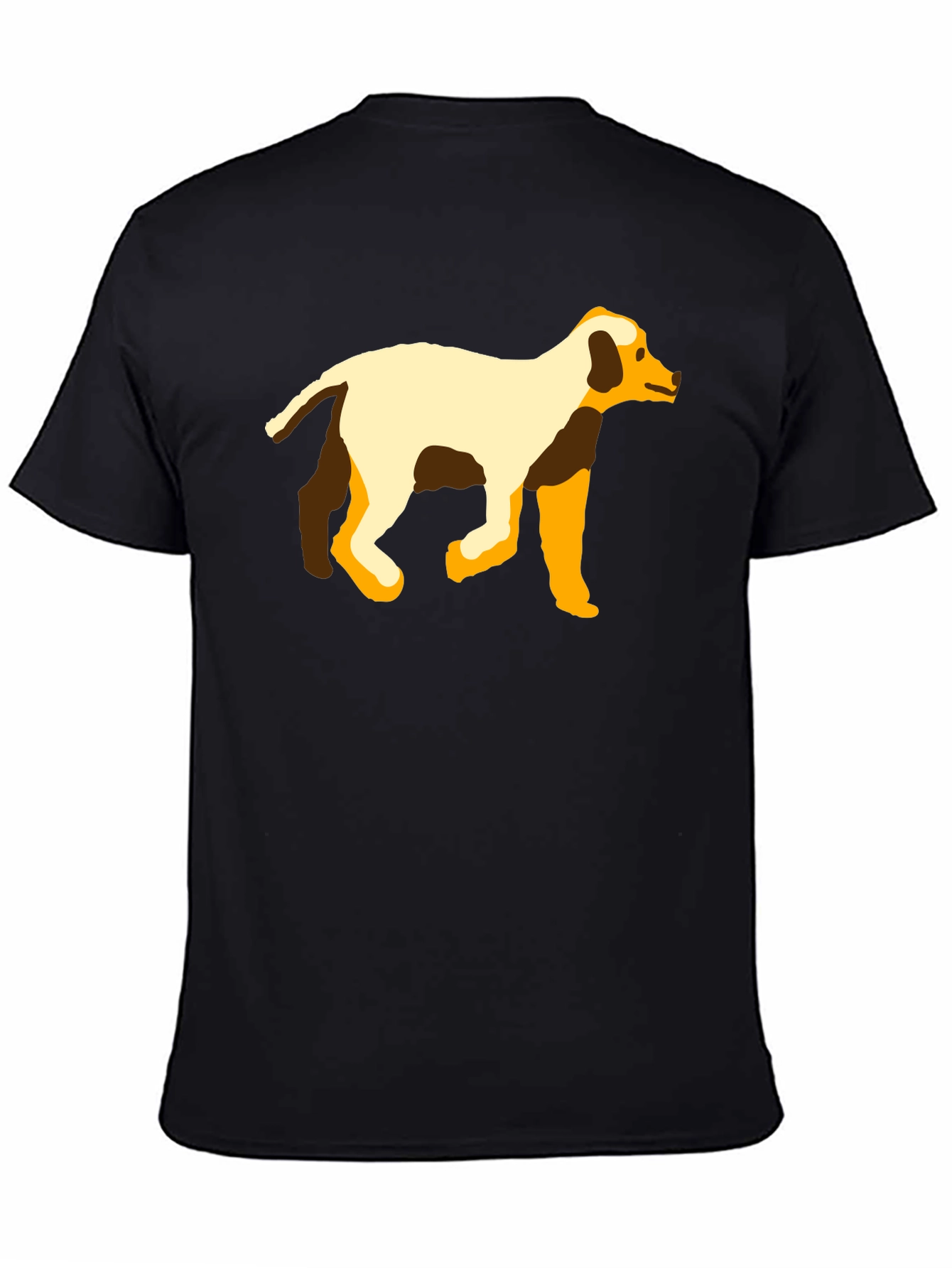 Black Dog Graphic Black T-Shirt view 4