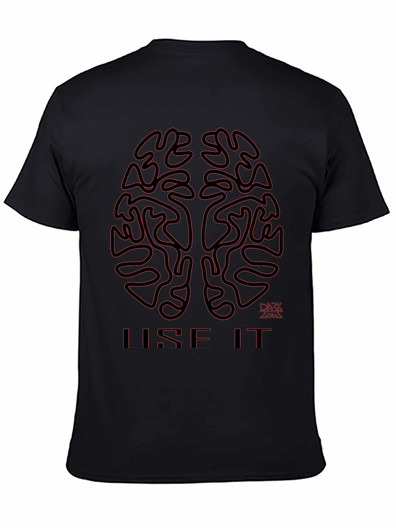 Black Brain Use It Graphic Tee - Dark Loud view 4