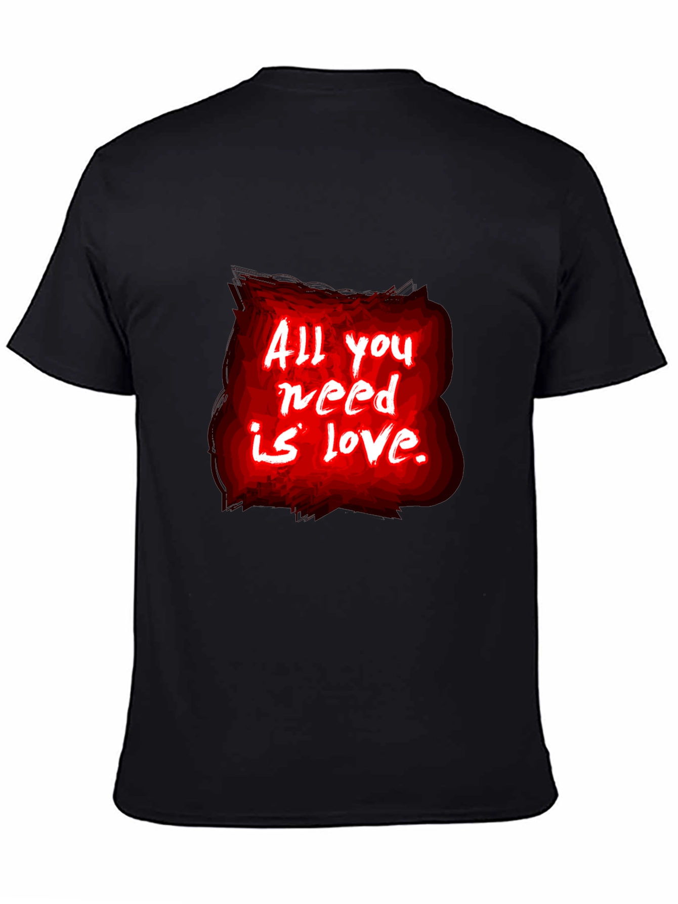 Black Love Graphic T-Shirt - All You Need Is Love view 4