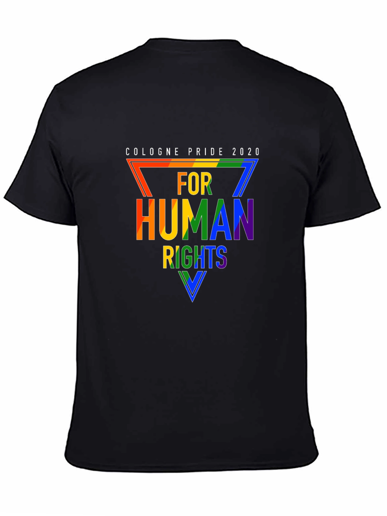 Black Cologne Pride 2020 Human Rights T-Shirt view 4