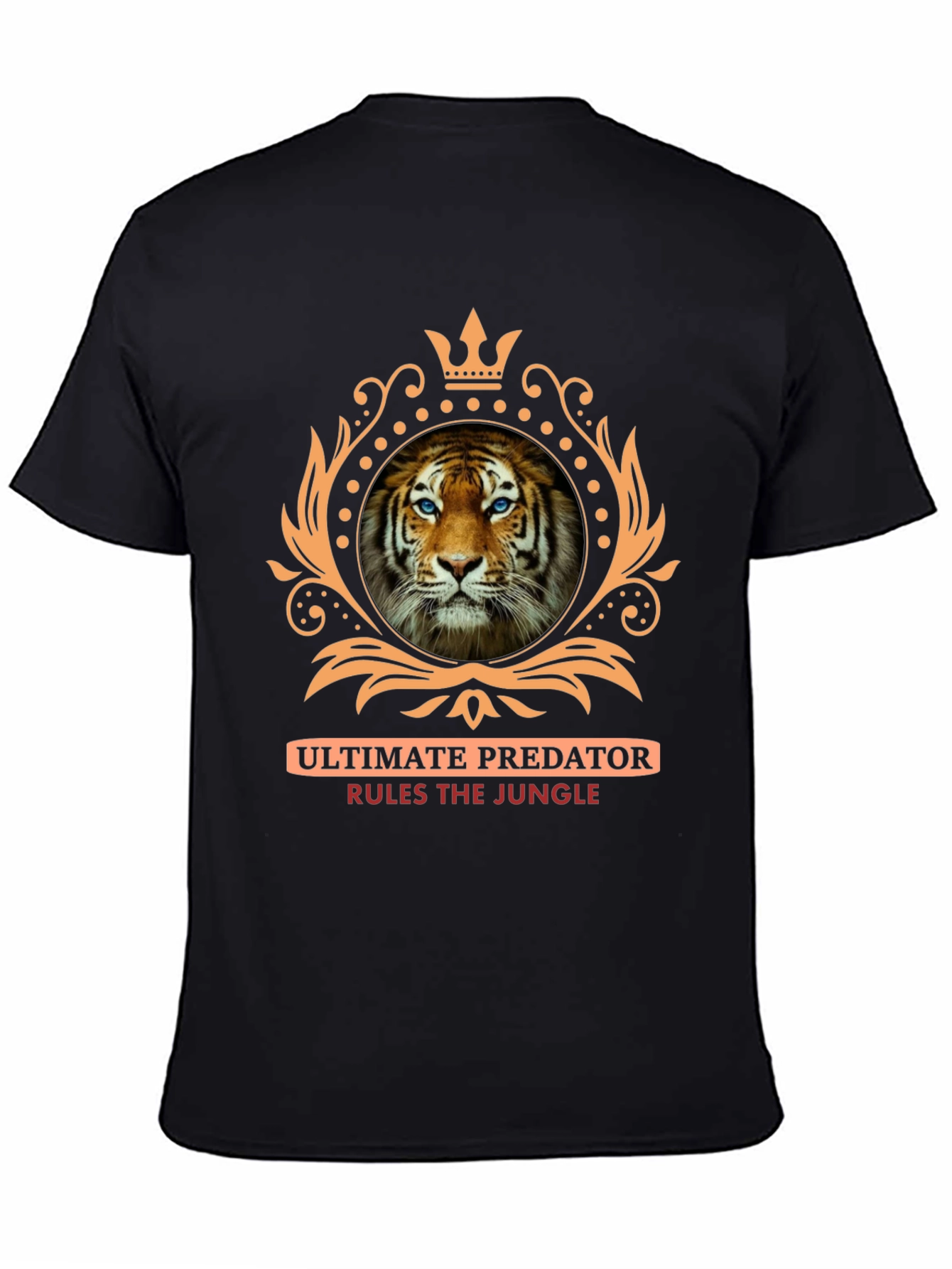 Black Ultimate Predator Tiger Graphic Tee - Black view 4