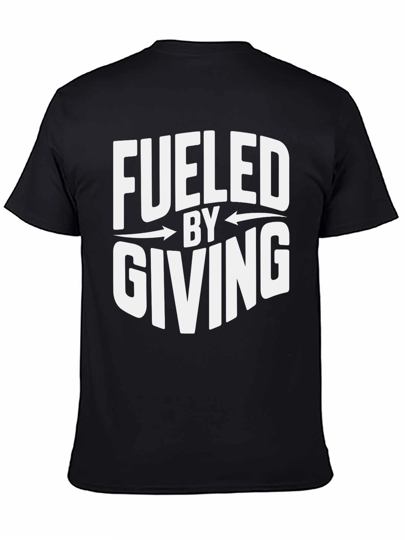 Black Fueled By Giving Graphic Tee view 4
