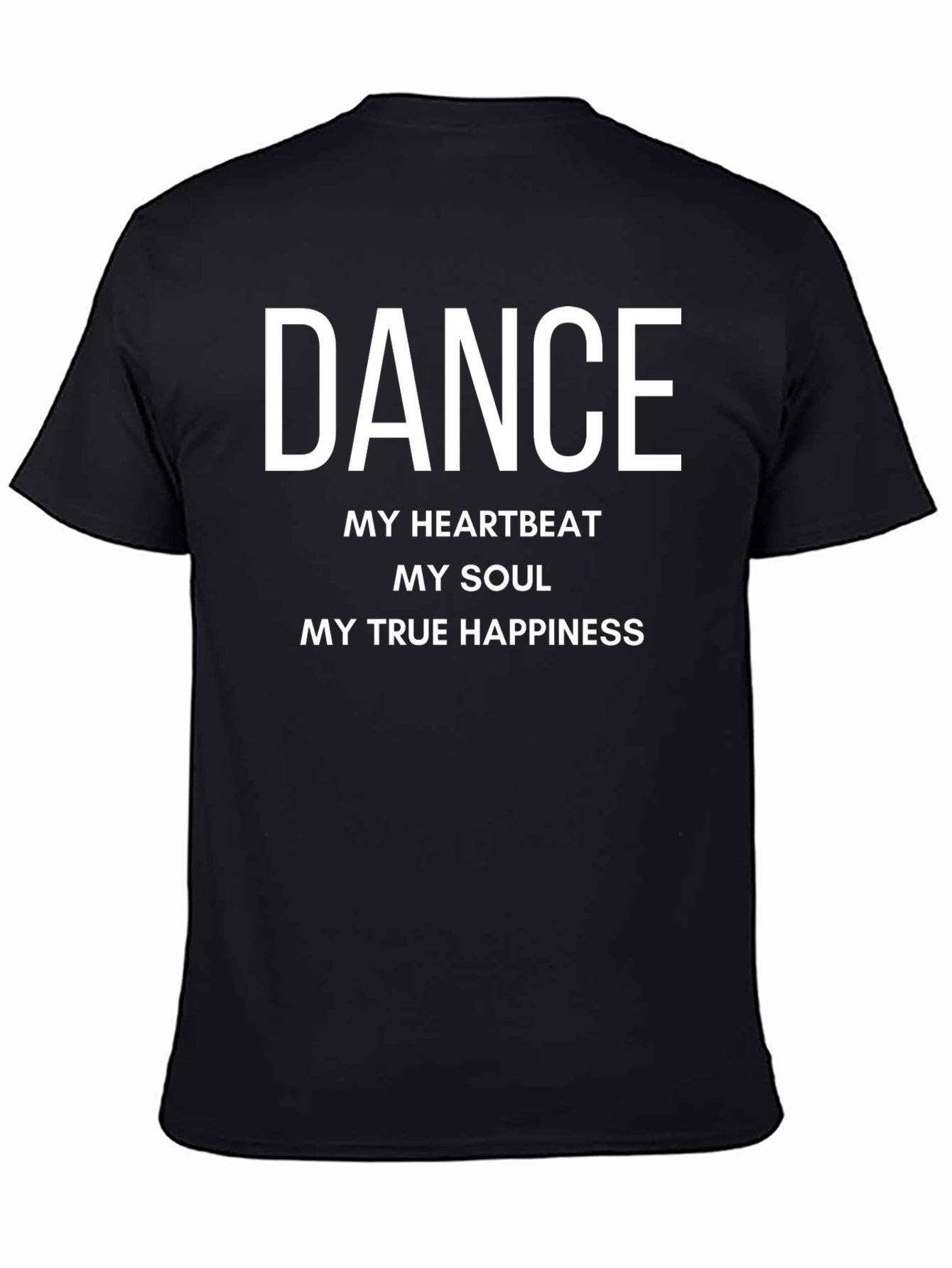 Black Dance is My Heartbeat Black T-Shirt view 4