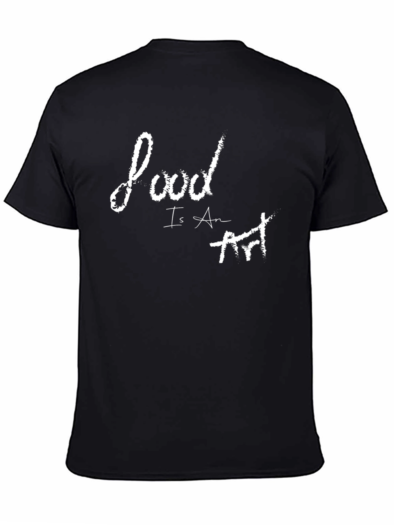 Black Food is Art T-Shirt - Stylish Graphic Tee view 4