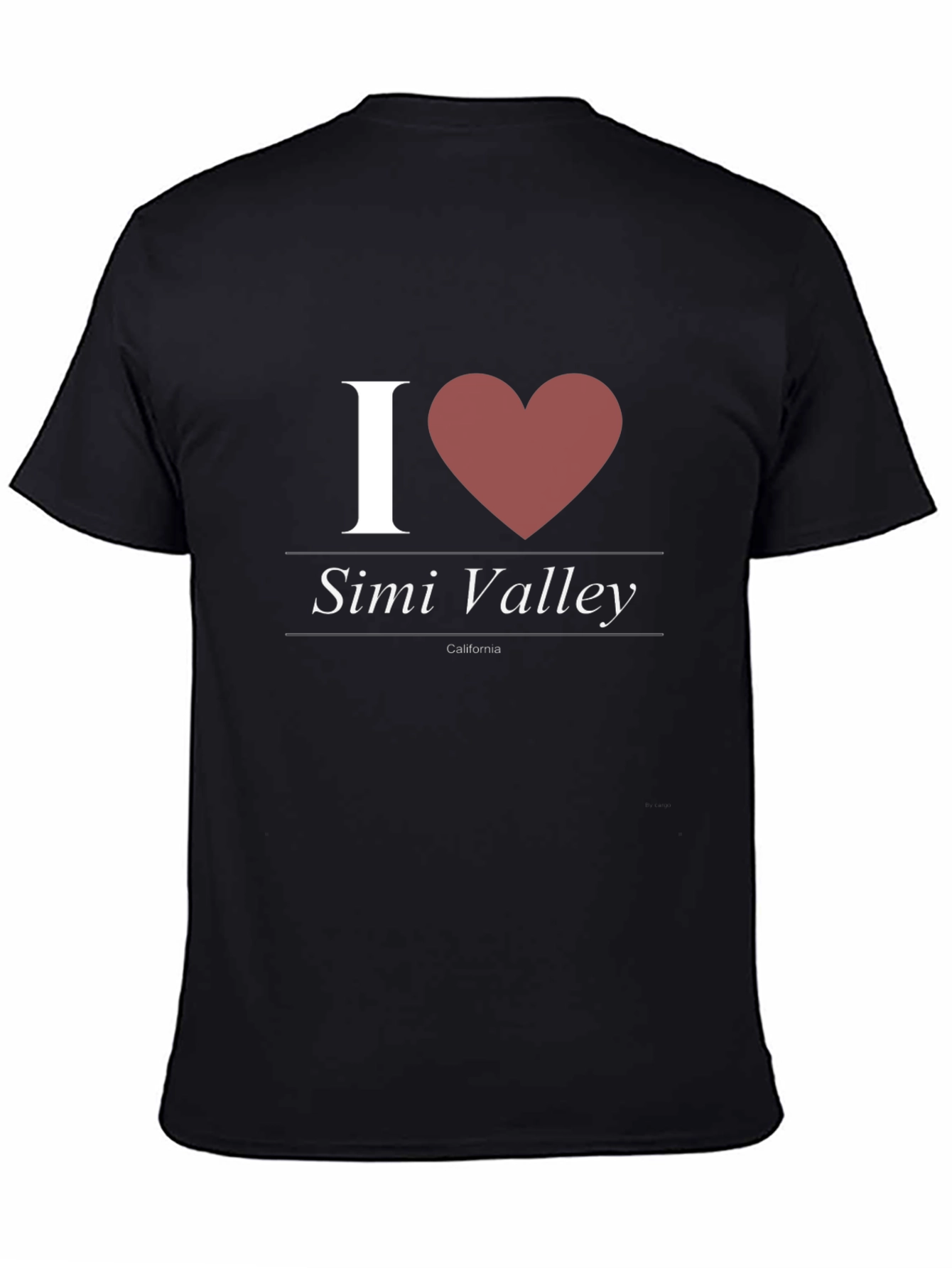 I Heart Simi Valley Black T-Shirt - 4
