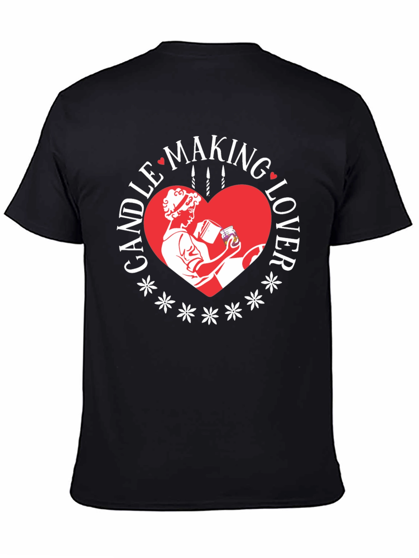 Black Candle Making Lover Black T-Shirt view 4
