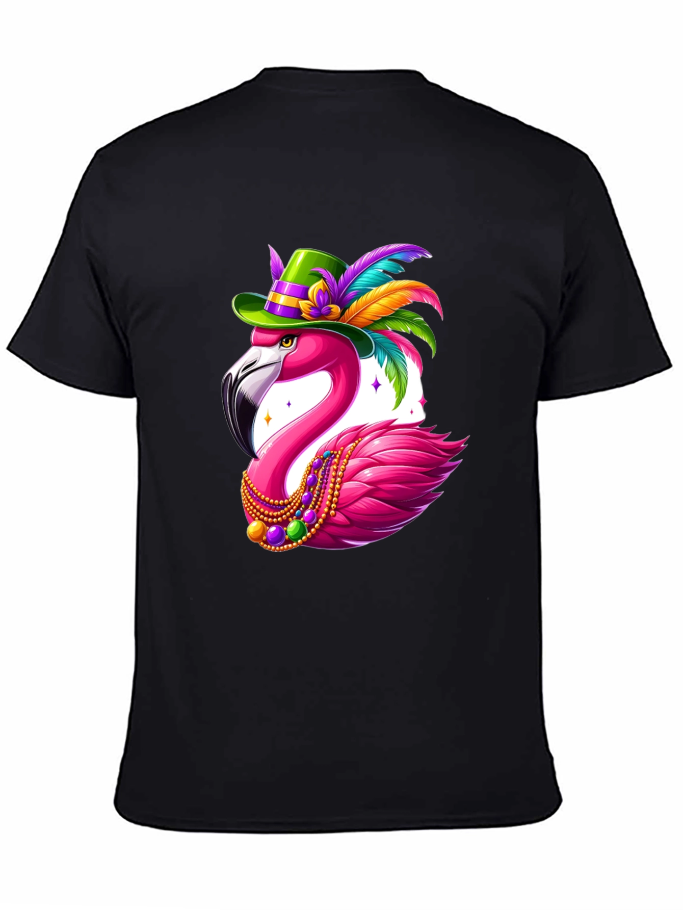 Festive Flamingo Graphic Tee - 4