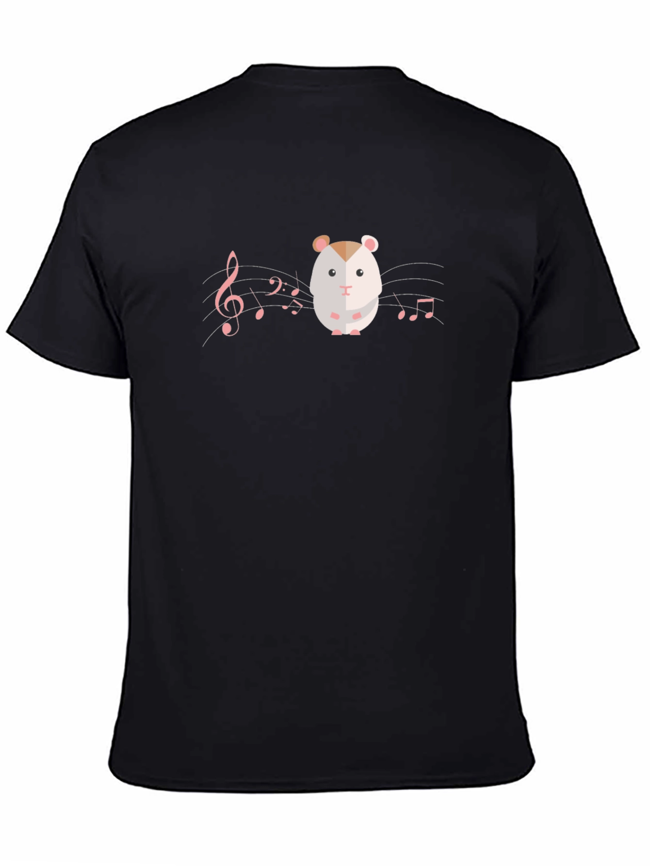 Black Hamster Music Graphic Tee view 4