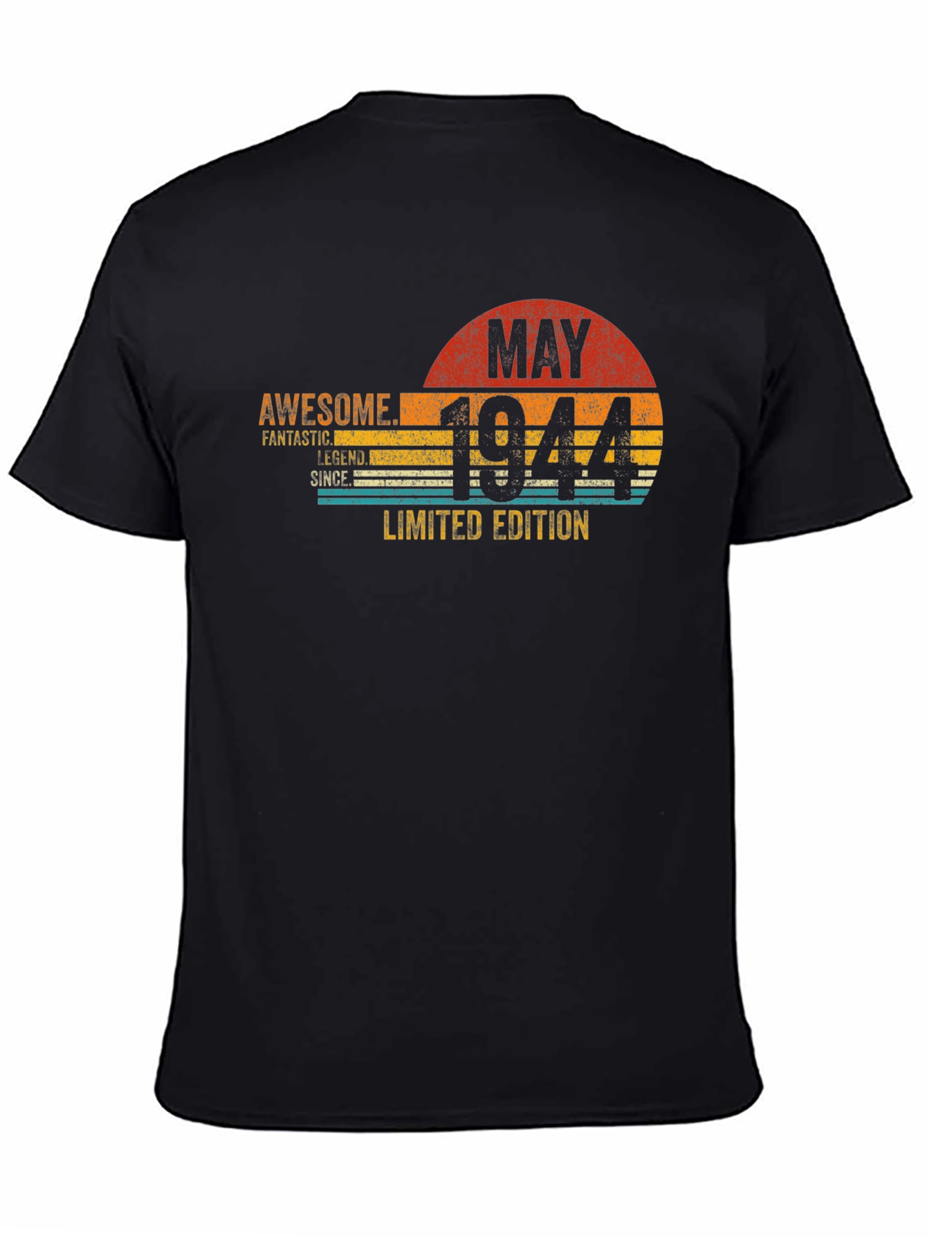 Black Awesome May 1944 Limited Edition T-Shirt view 4