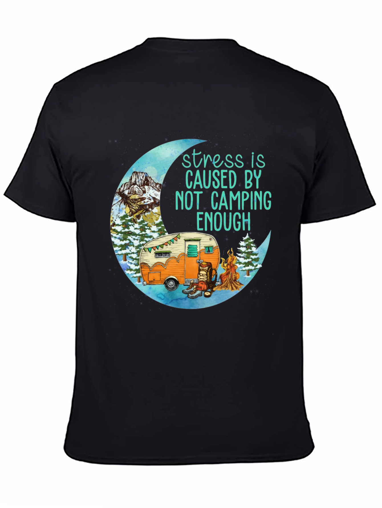 Camping Stress Relief T-Shirt - 4