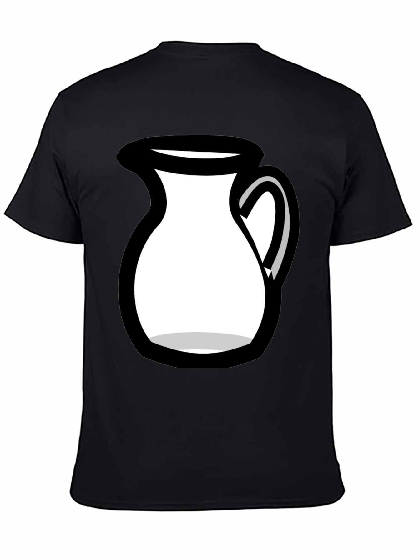 Black Milk Pitcher Graphic Tee - Unique Design view 4