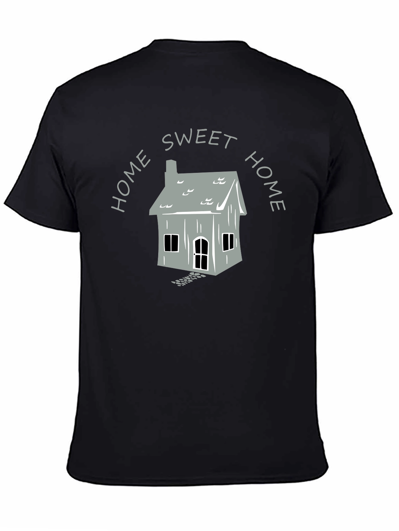 Black Home Sweet Home Graphic T-Shirt view 4