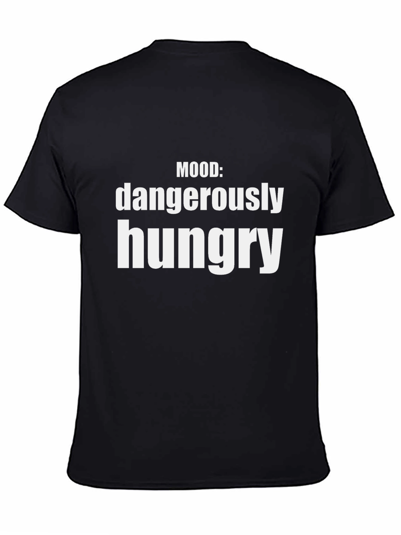 Black Mood: Dangerously Hungry Graphic Tee - Black T-Shirt view 4