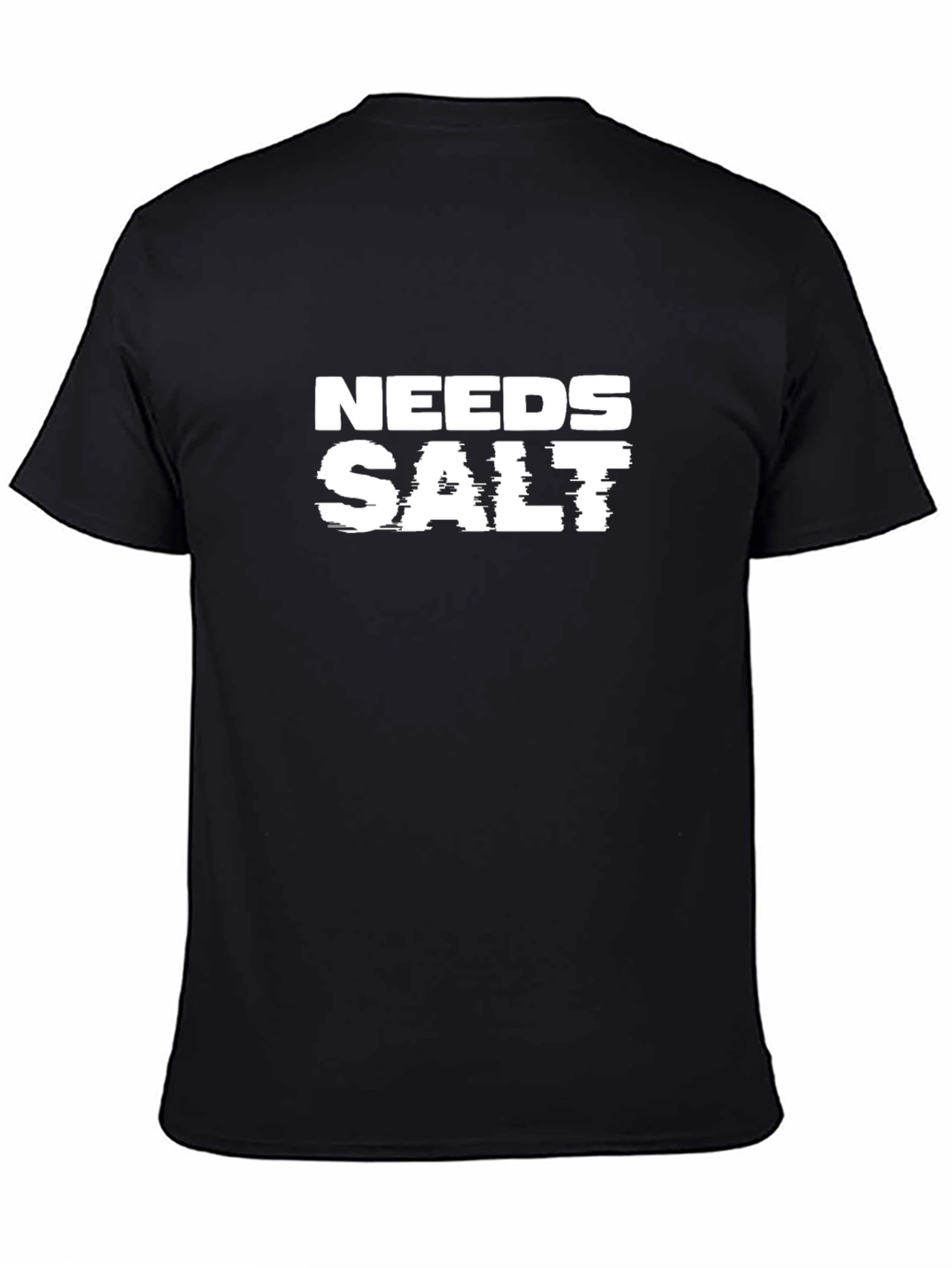 Black Needs Salt Graphic T-Shirt - Black view 4