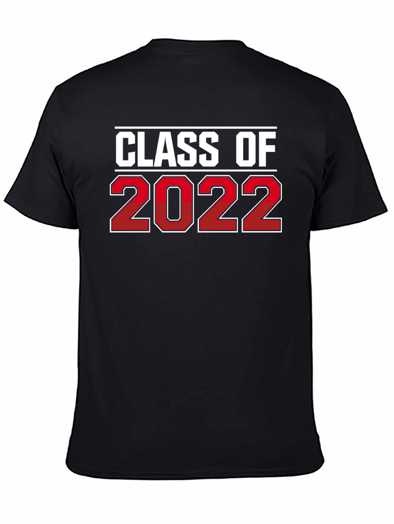 Black Class of 2022 T-Shirt Graduation Tee view 4