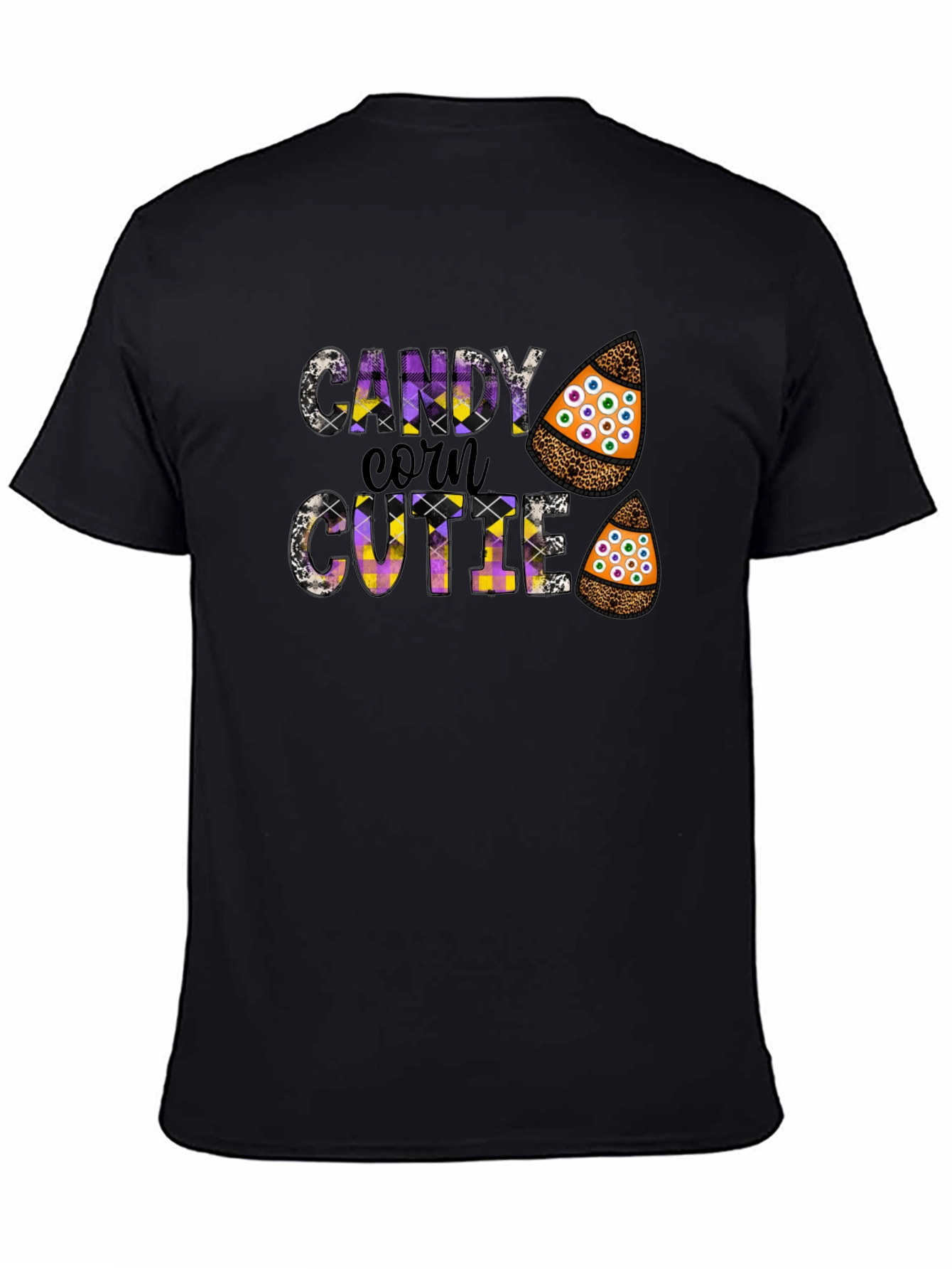 Black Candy Corn Cutie Graphic T-Shirt view 4