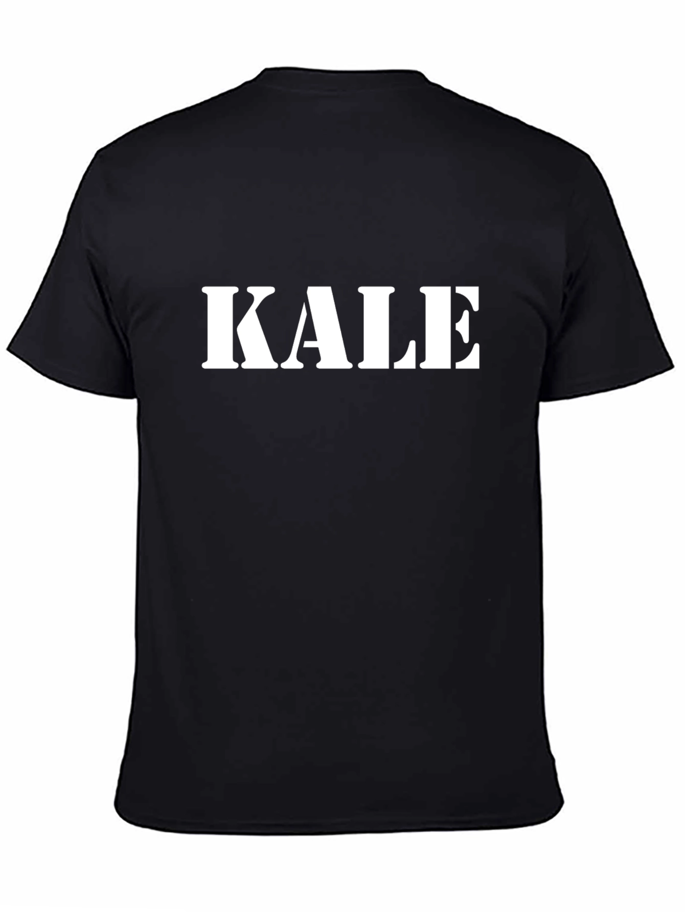 Kale Graphic Tee - Black Cotton T-Shirt - 4