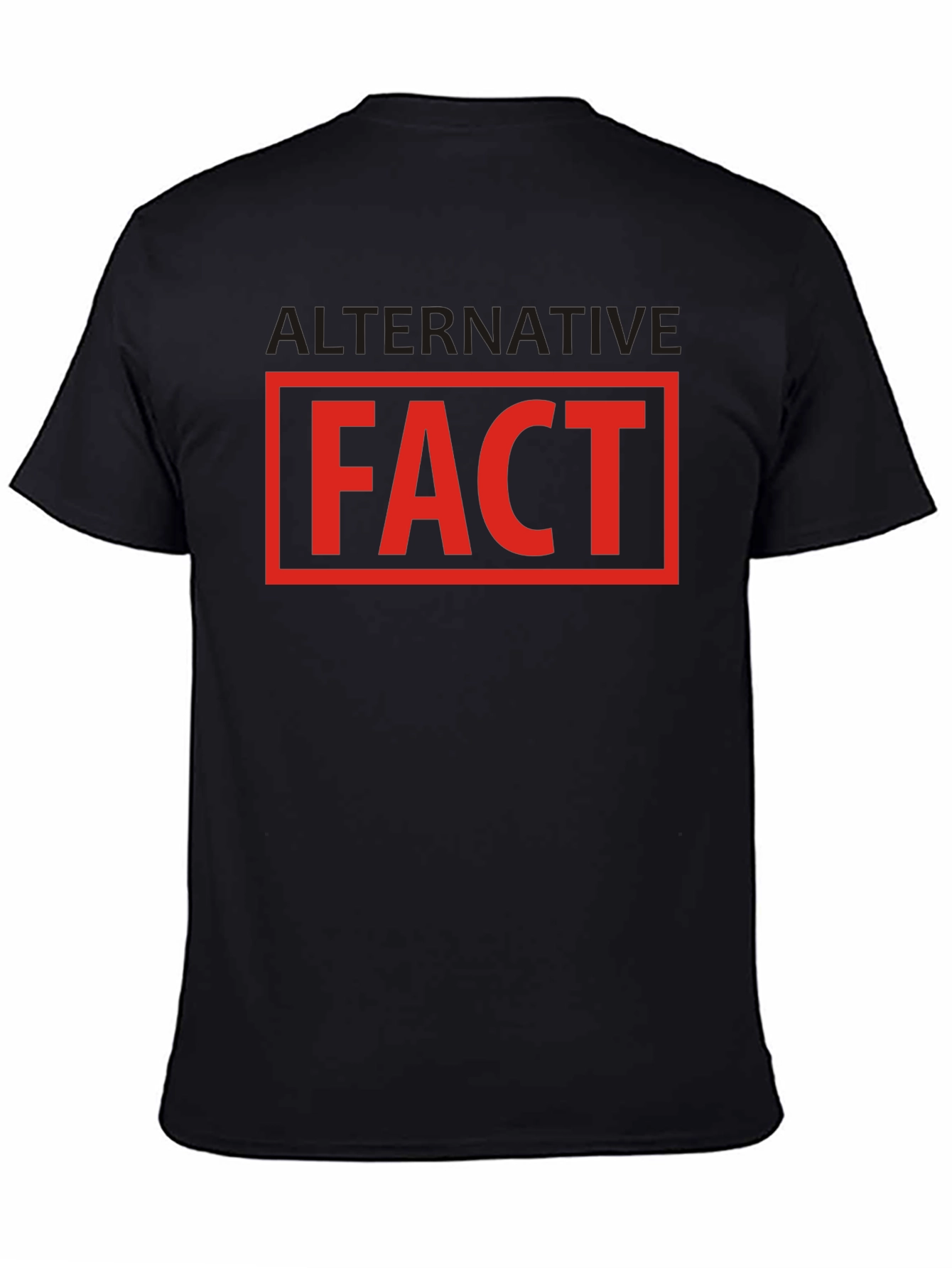 Black Alternative Fact Graphic Tee - Black view 4