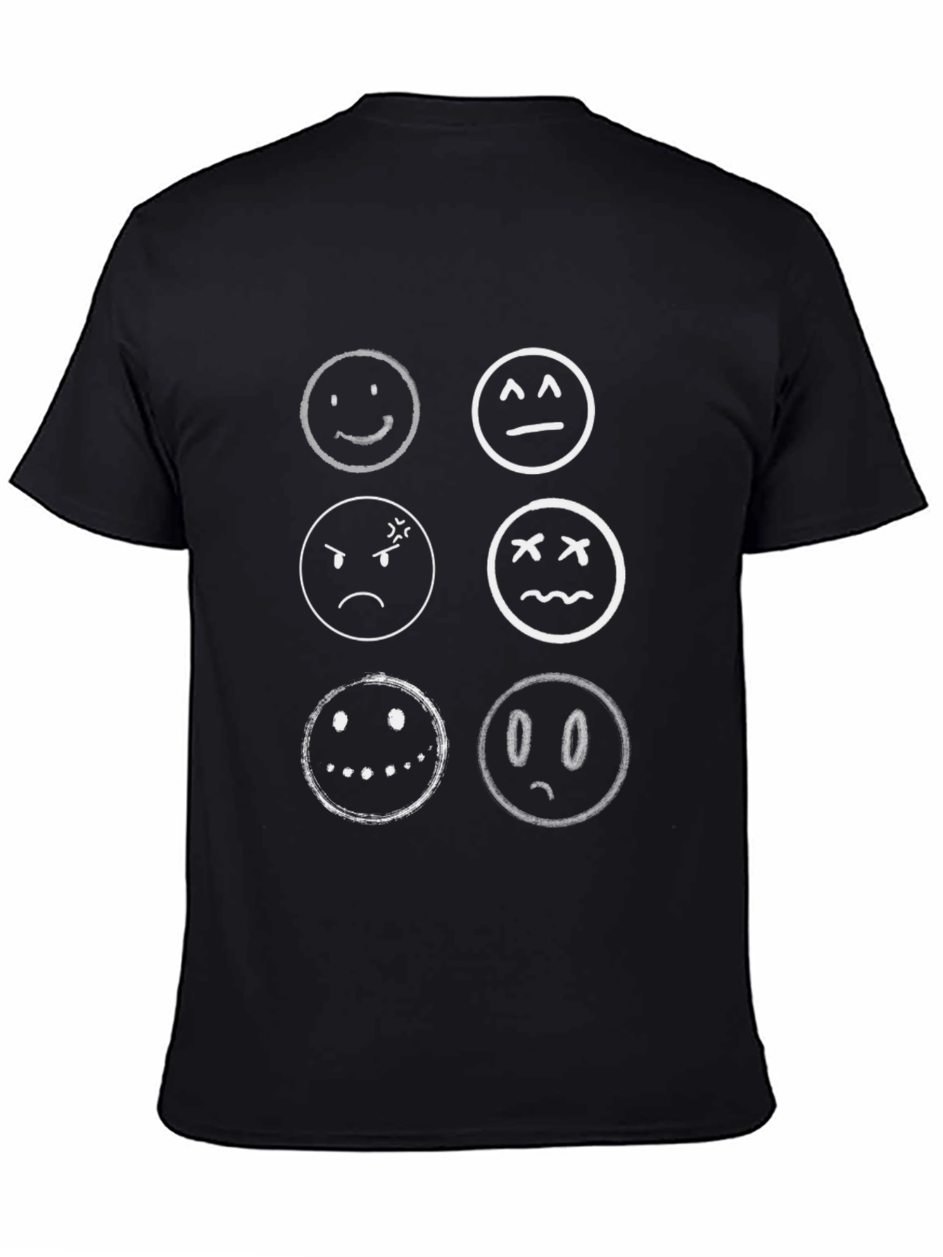 Black Emotional Expression T-Shirt view 4