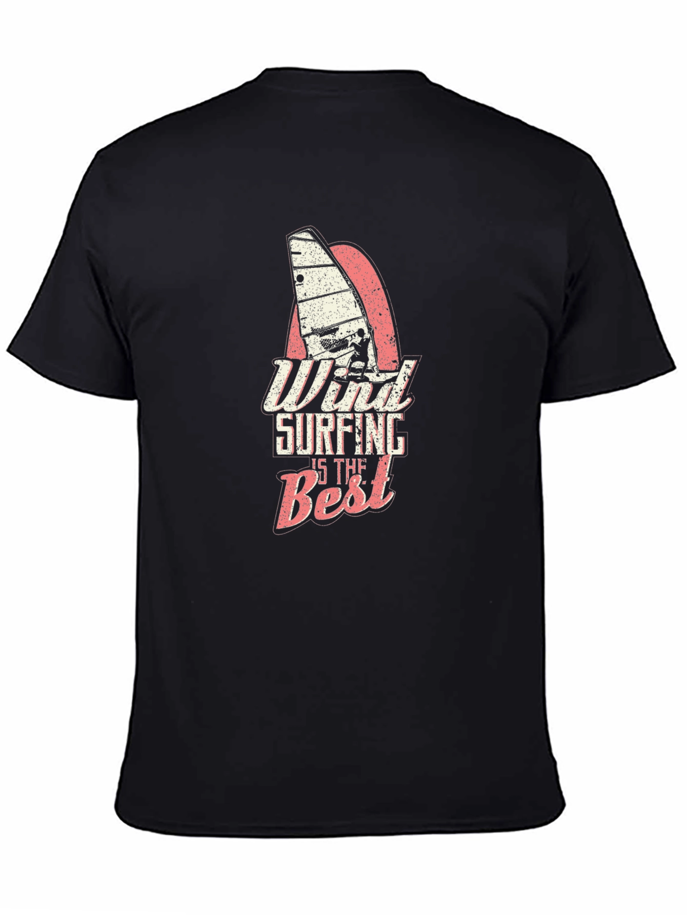 Black Windsurfing is the Best Graphic T-Shirt view 4