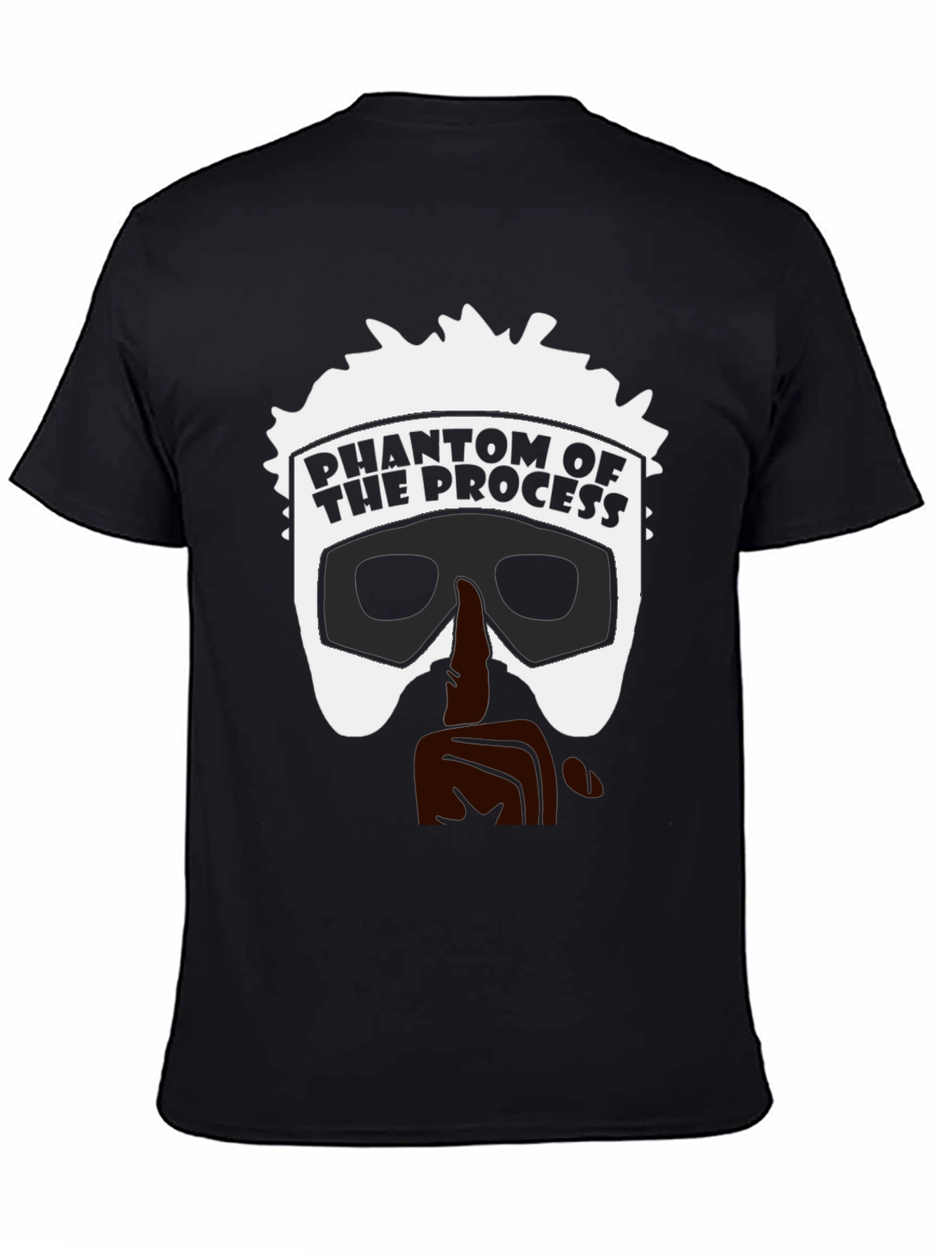 Black Phantom of the Process Black T-Shirt view 4