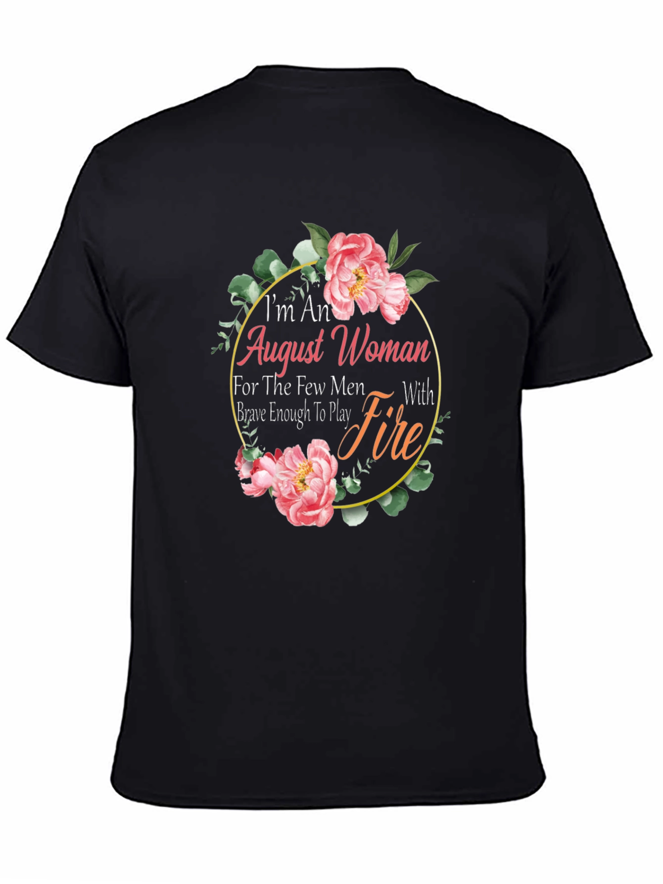 Black August Woman Floral Graphic T-Shirt view 4