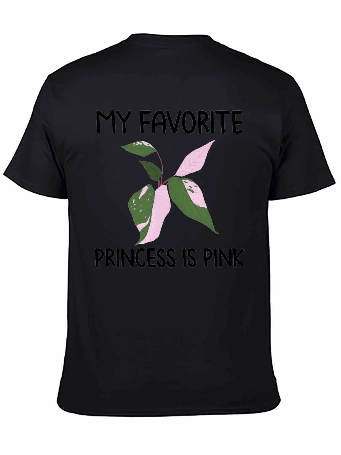 Black Princess is Pink T-Shirt view 4
