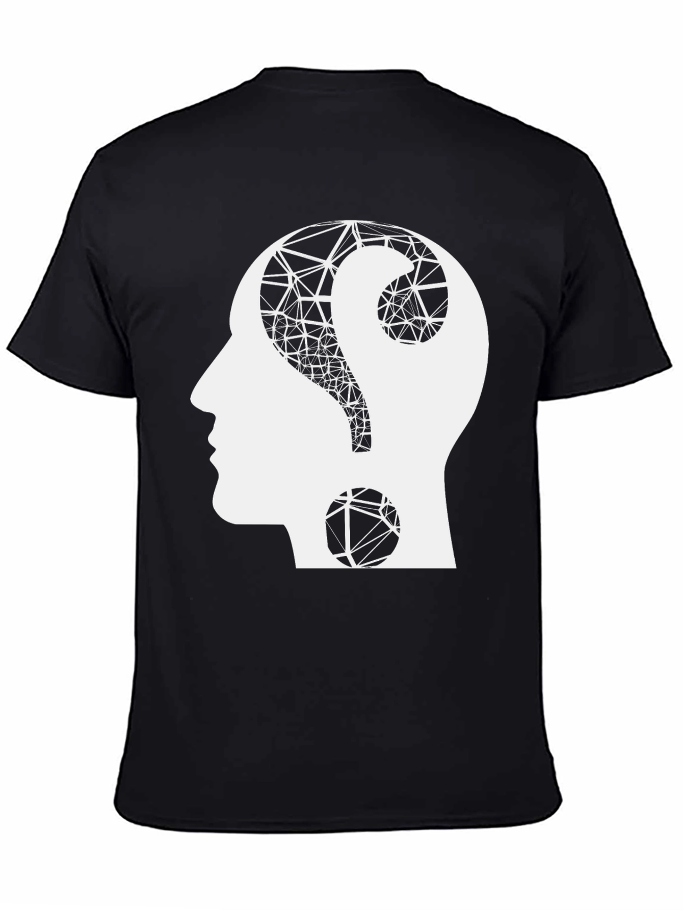 Black Intriguing Mind T-Shirt - Question Your Reality view 4