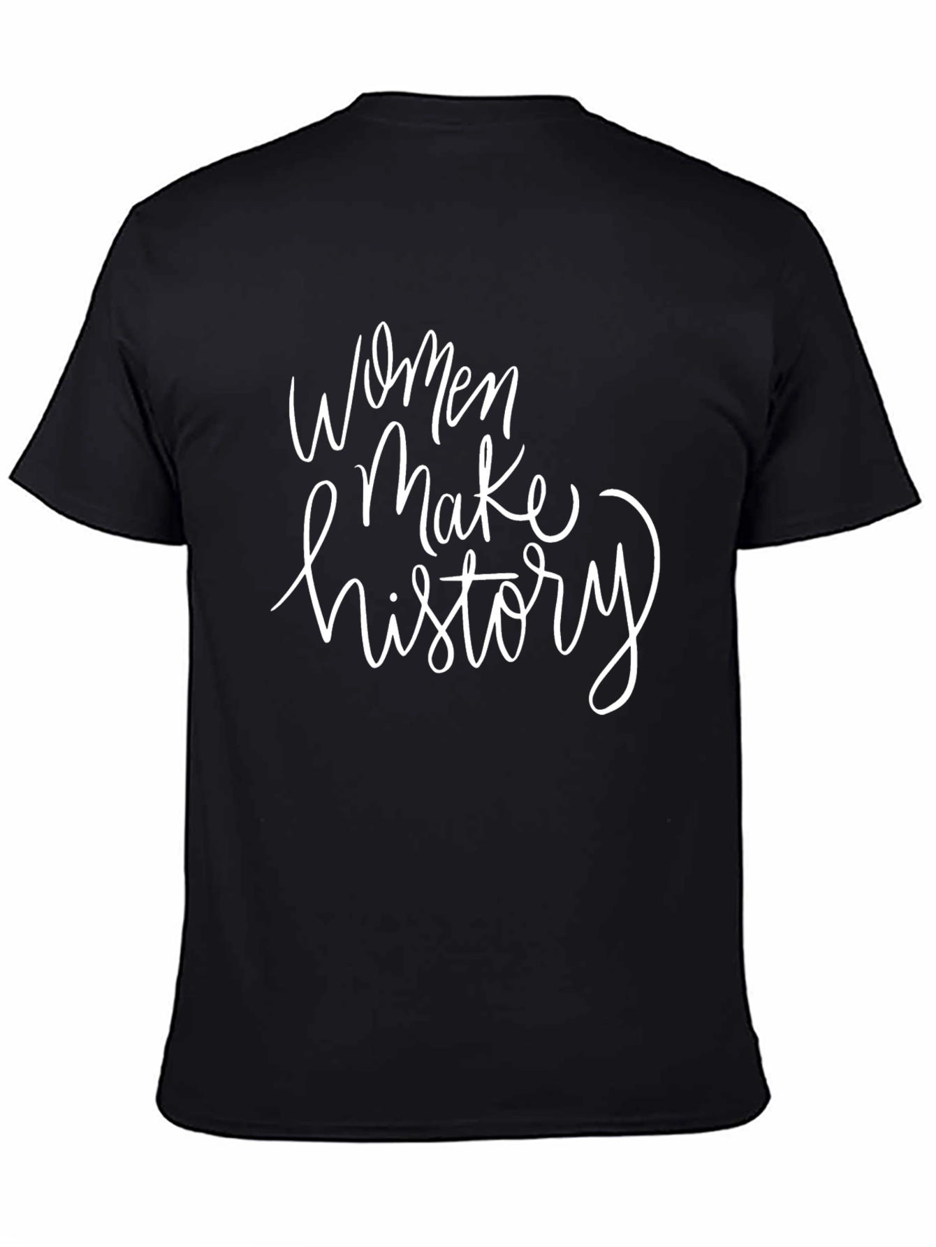 Black Women Make History Graphic Tee - Black view 4