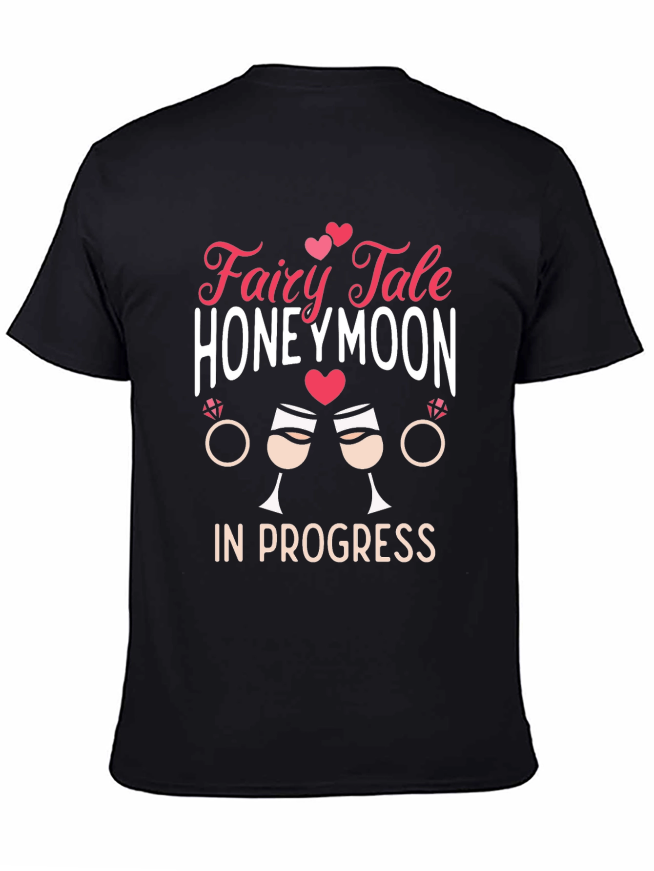 Black Fairy Tale Honeymoon T-Shirt view 4