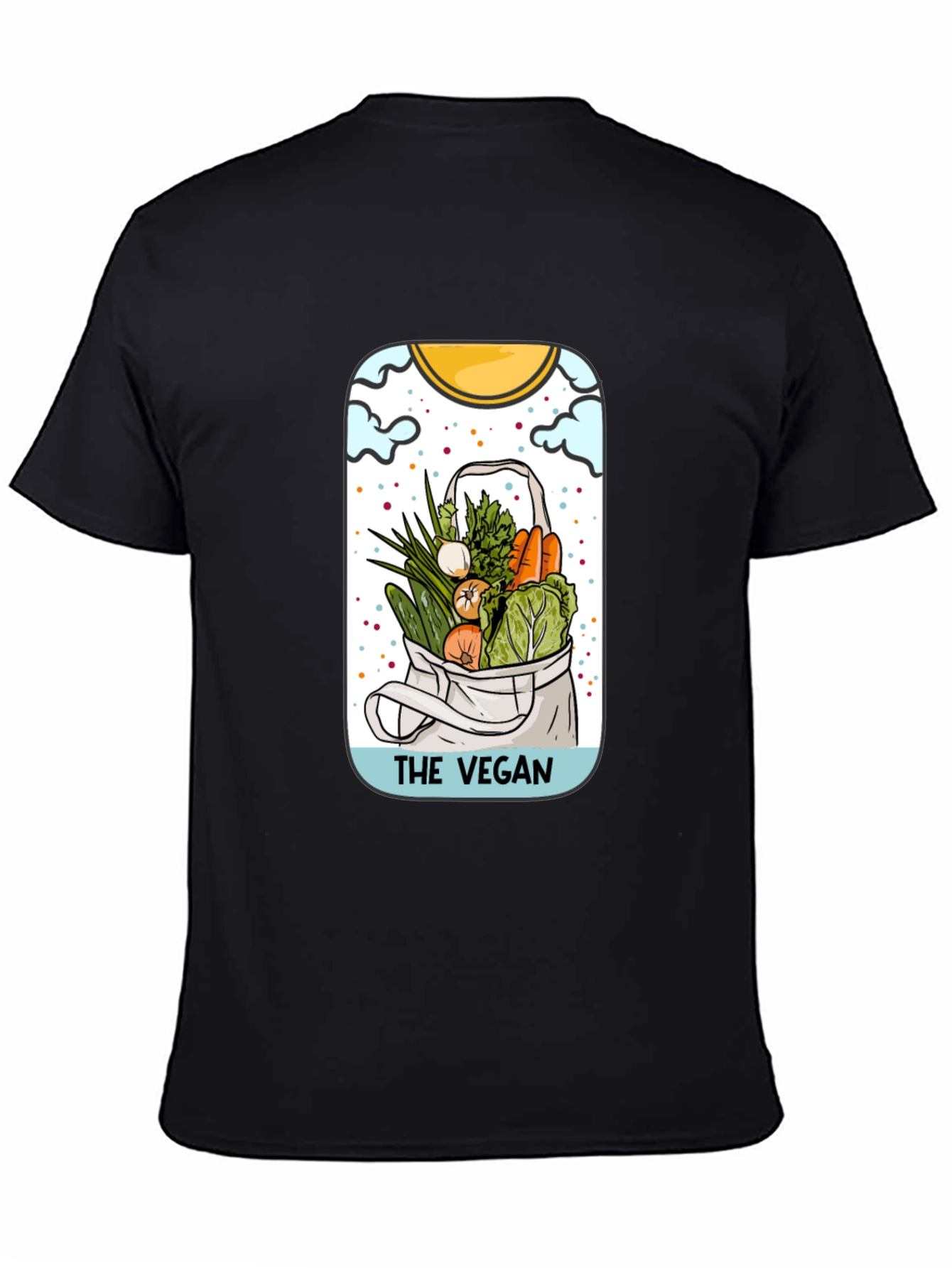 Black The Vegan T-Shirt - Stylish & Comfortable view 4